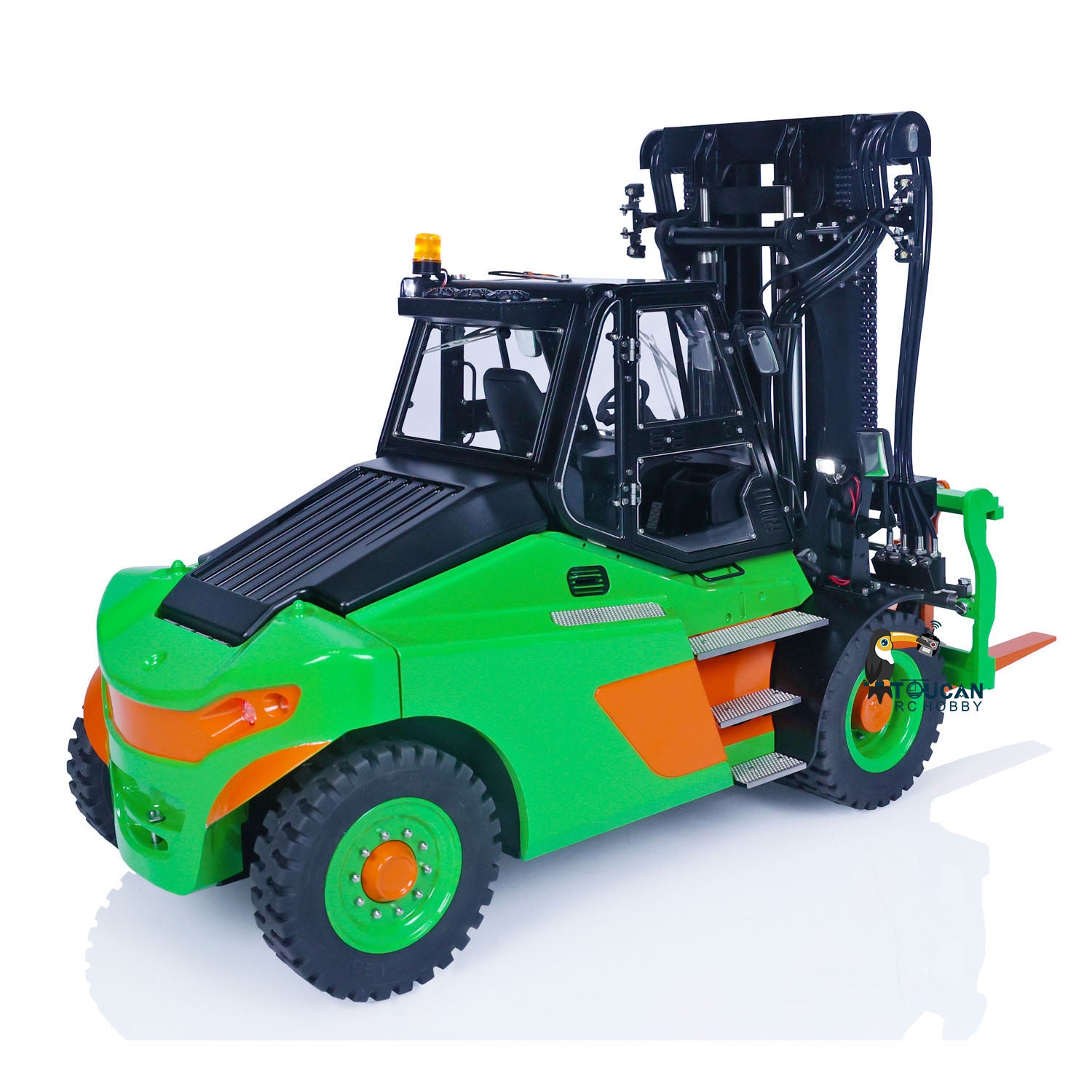 1:14 LESU LD160S Metal Hydraulic RC Forklift Truck - Remote Control Car with Sound & Light System, ESC Servo for DIY Hobby Model - Perfect for Construction Site Play, STEM Learning & Collector's Display