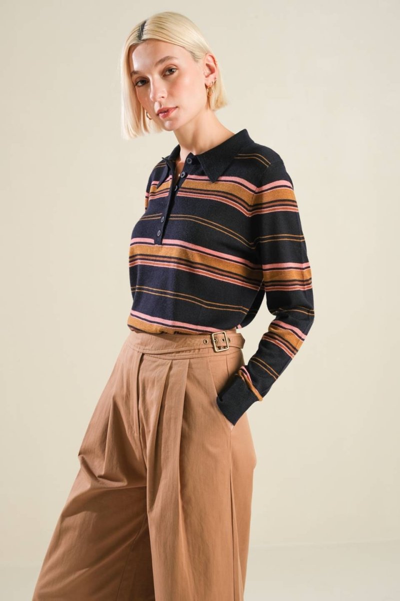 Call It Fate Sweater Polo Top - Stylish & Comfortable Knitwear for Men & Women - Perfect for Casual Outings, Office Wear & Date Nights
