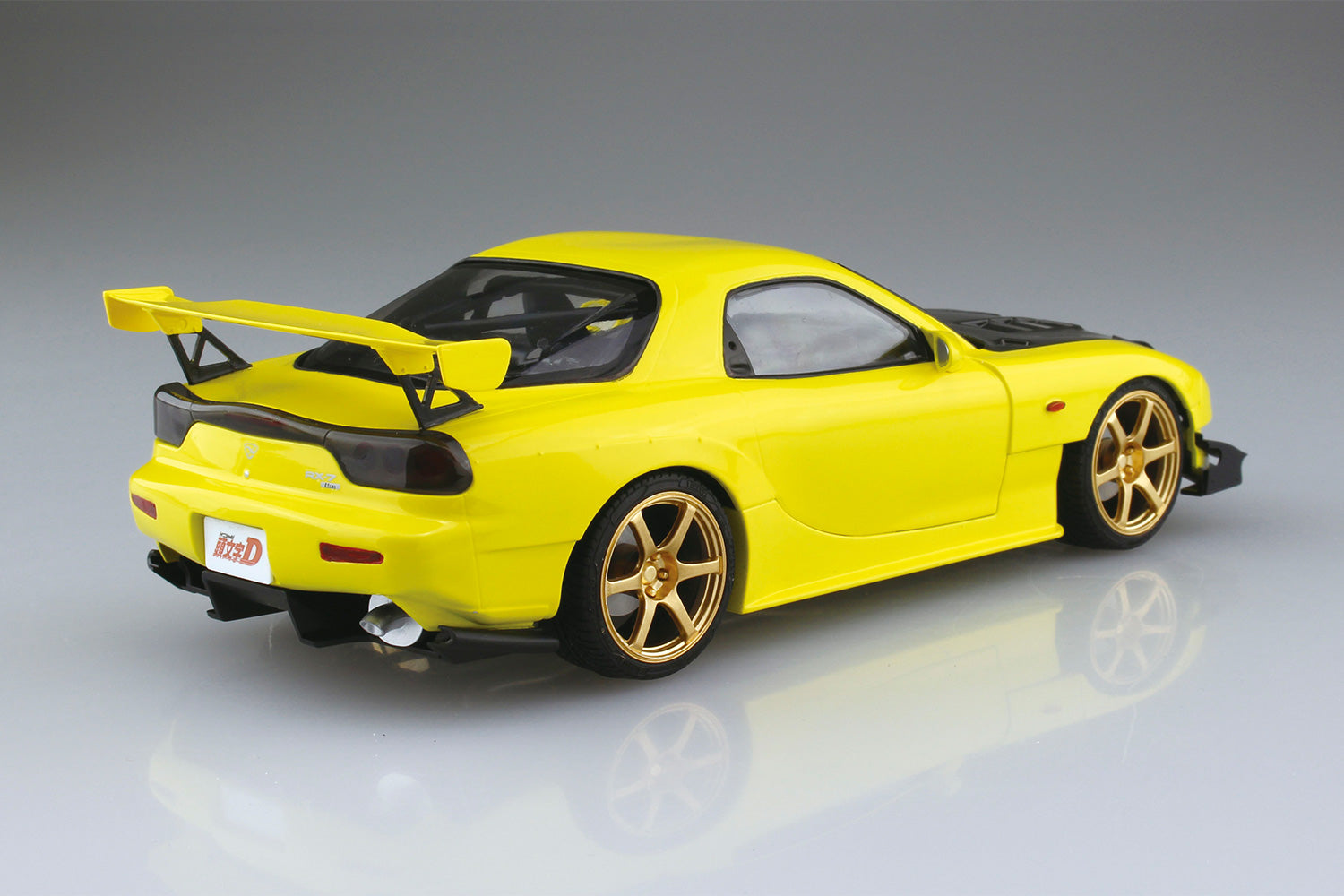 Aoshima 1/24 Initial D Takahashi Keisuke FD3S RX-7 Model Kit - Project D Last Battle Version (Pre-Painted) | Anime Car Collection, Gift for Racing Fans, Japanese Anime Decor