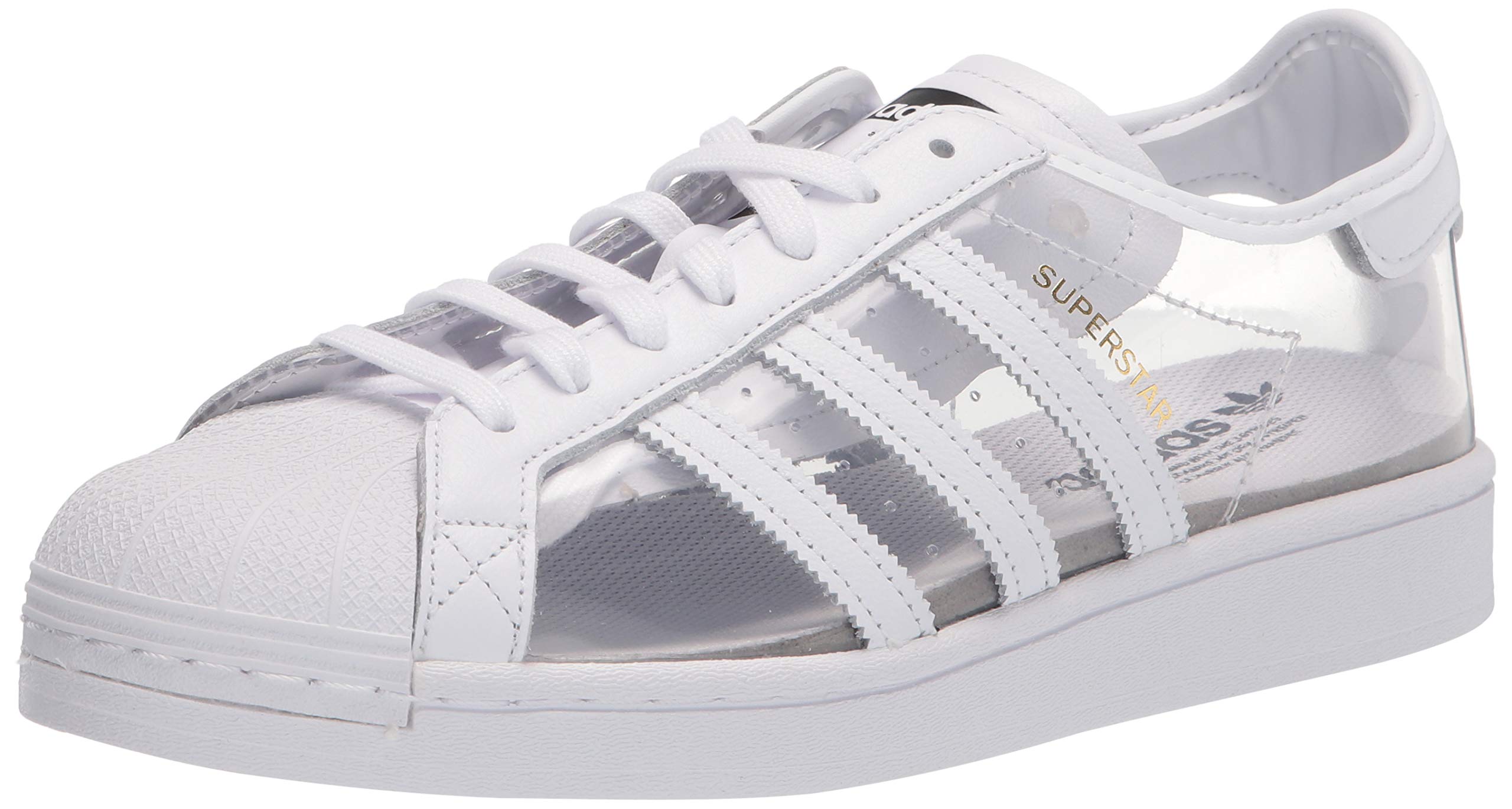 adidas Originals Men's Superstar Sneakers - White/White Tint/Navy Blue | Classic Casual Shoes for Men | Perfect for Streetwear, Gym & Everyday Fashion