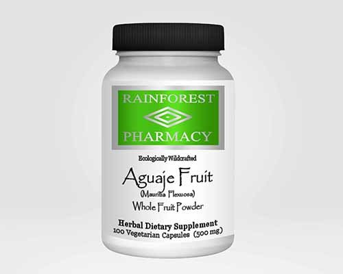 Aguaje Fruit 100 Vegetarian Capsules - Natural Peruvian Superfood Supplement for Skin, Hair & Hormonal Balance - Perfect for Vegan Diet & Beauty Regimen