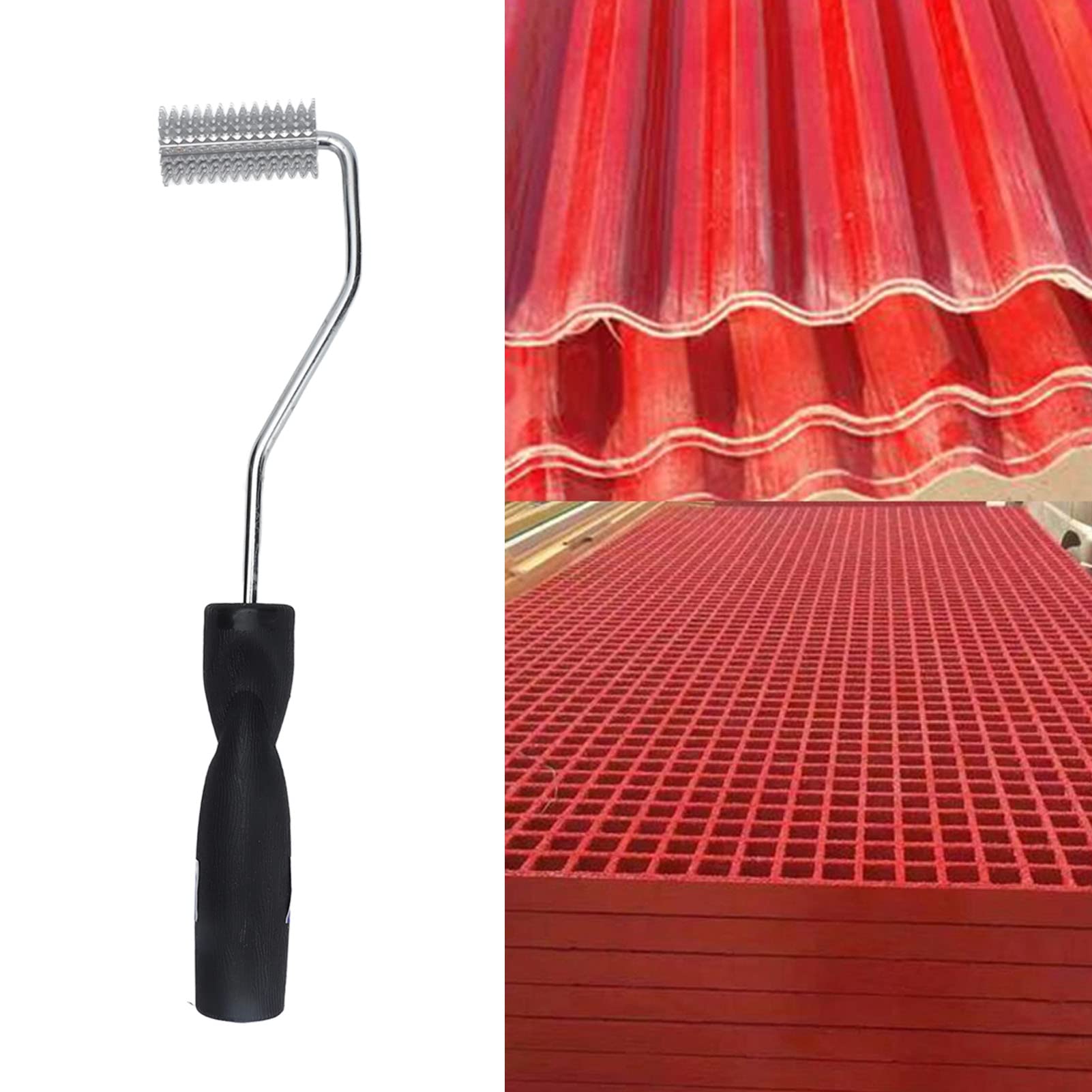 25x50mm Fiberglass Roller for Glass Manufacturing - Bubble Spike Comfort