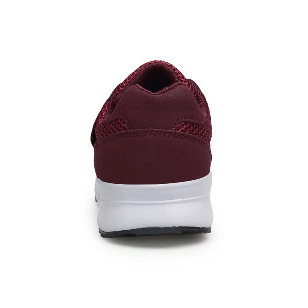 Leader Show Women's Comfortable Non-Slip Walking Shoes for Elderly - Lightweight Hook & Loop Sneakers with Arch Support - Perfect for Daily Walking, Travel & Outdoor Activities