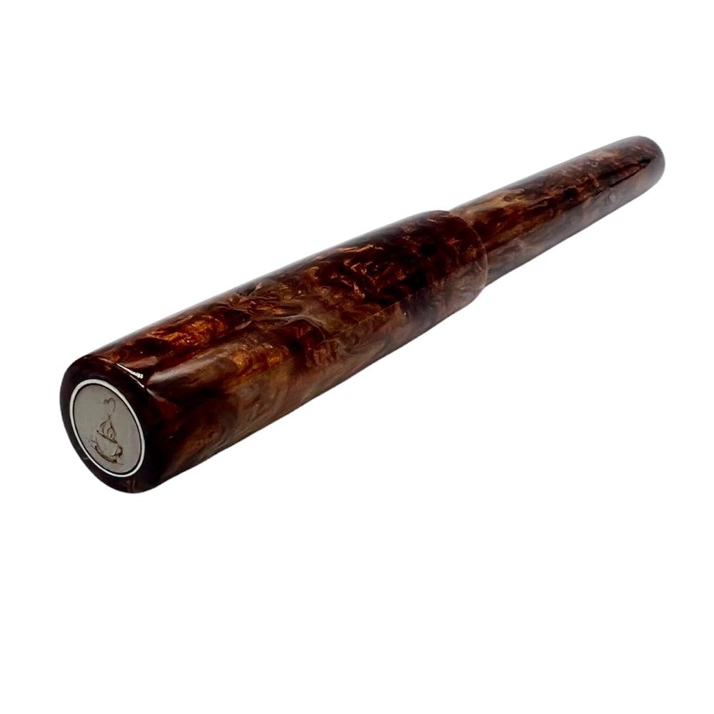 Tailored Pen Company Westminster Cocoa Café Fountain Pen - Elegant Writing Instrument for Calligraphy, Journaling & Gifts | Premium Nib Pen for Coffee Lovers & Office Use