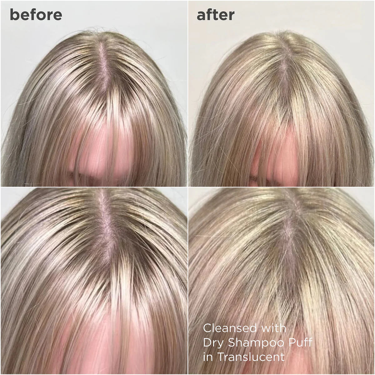 Style & Treat Dry Shampoo Puff - Volumizing & Refreshing Hair Powder for Oily Hair - Perfect for Travel, Gym & On-The-Go Hair Care