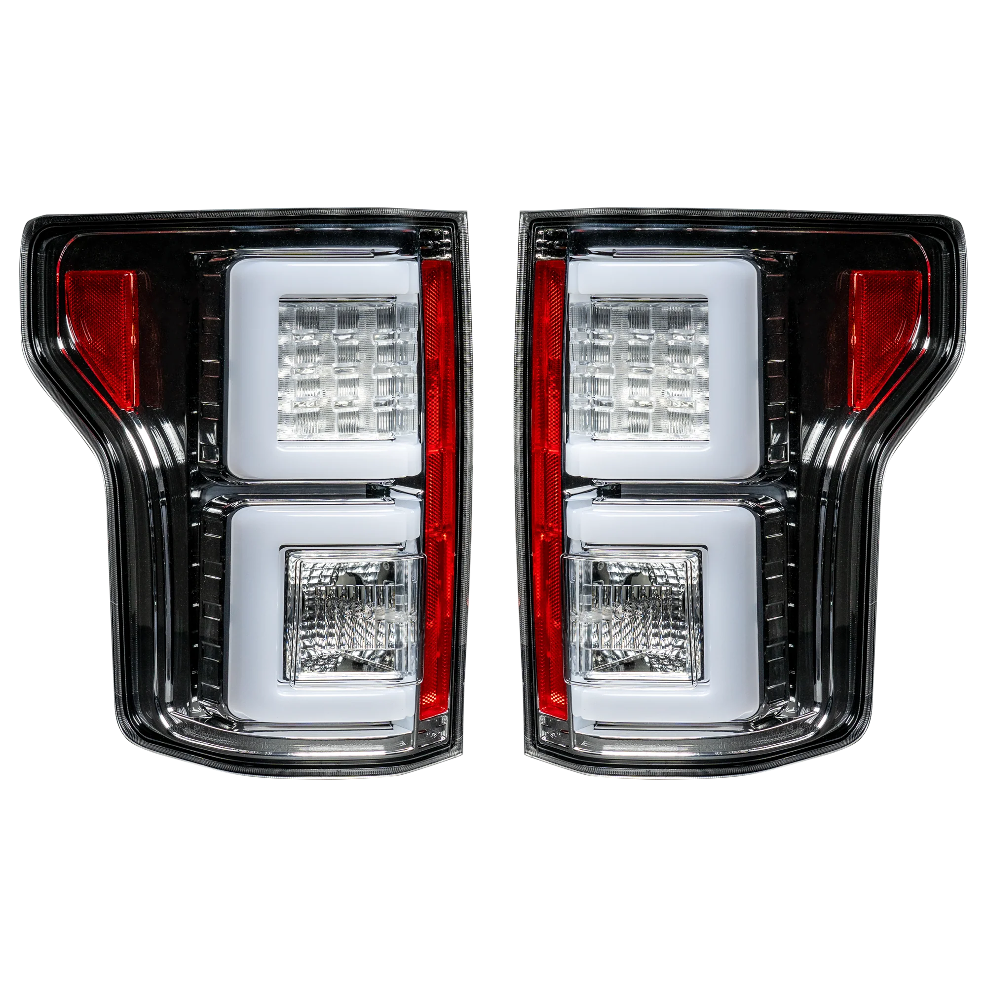 Ford F150 2015-2017 LED Tail Lights - Clear Lens Replacement for Improved Visibility & Style | Perfect for Night Driving & Custom Truck Upgrades
