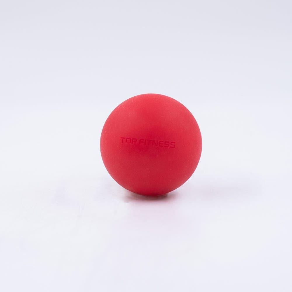 Premium Lacrosse Massage Ball for Deep Tissue Relief - Red | Myofascial Release & Muscle Recovery for Athletes, Fitness & Pain Relief