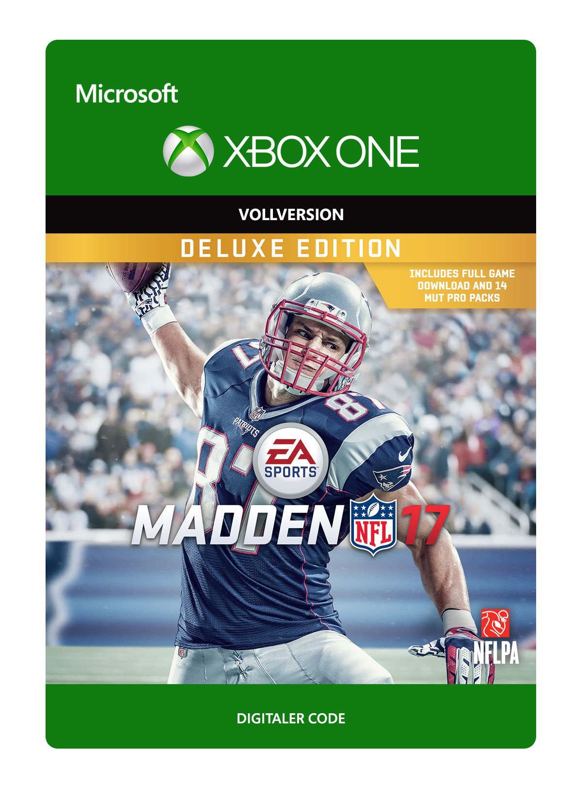 Madden NFL 17 Deluxe Edition Xbox One - Digital Download Code | Official EA Sports Football Game for Xbox One | Perfect for NFL Fans & Gaming Enthusiasts