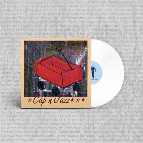 Cap'n Jazz - Burritos, Inspiration Point... (30th Anniversary Edition) White Vinyl LP | Limited Edition Vinyl Record | Perfect for Music Collectors & Indie Rock Fans