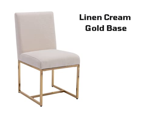 Linen Cream & Gold Leg