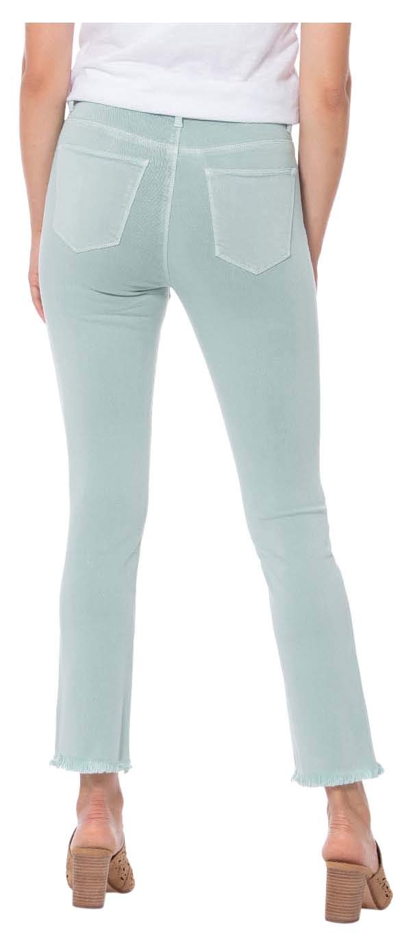 Lola Jeans Women's High Rise Straight Crop Jeans - Comfortable Stretch Denim Pants for Casual Wear & Everyday Outfits