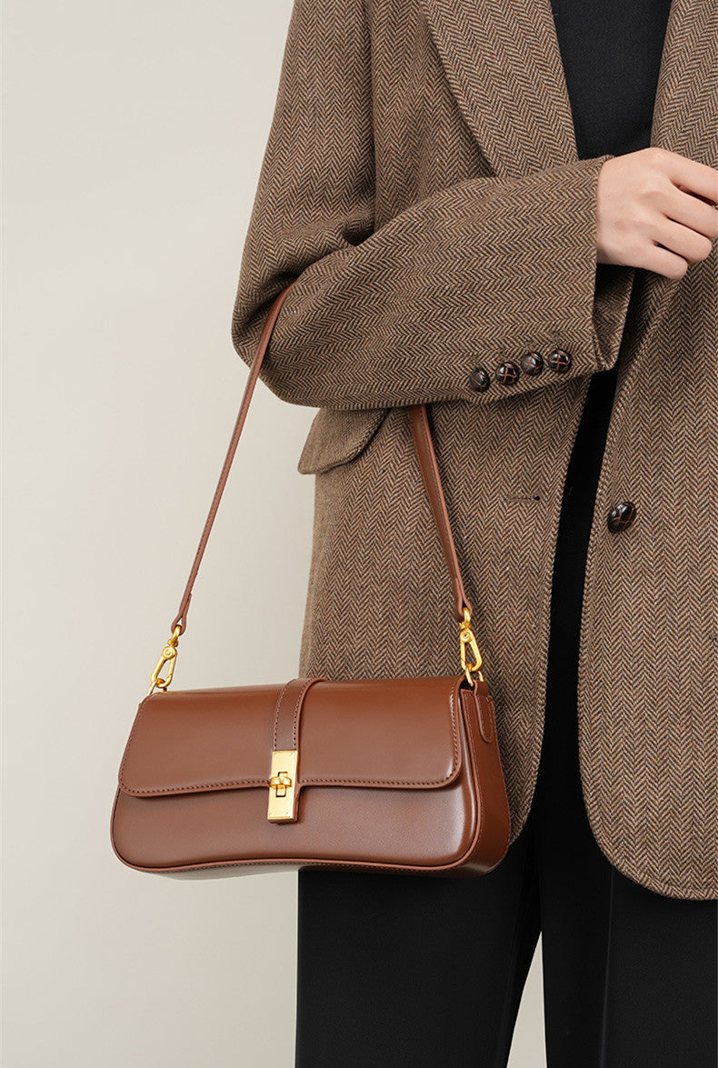 Stylish Compact Shoulder Bag for Women - Lightweight & Trendy Crossbody Purse - Perfect for Work, Travel & Everyday Use