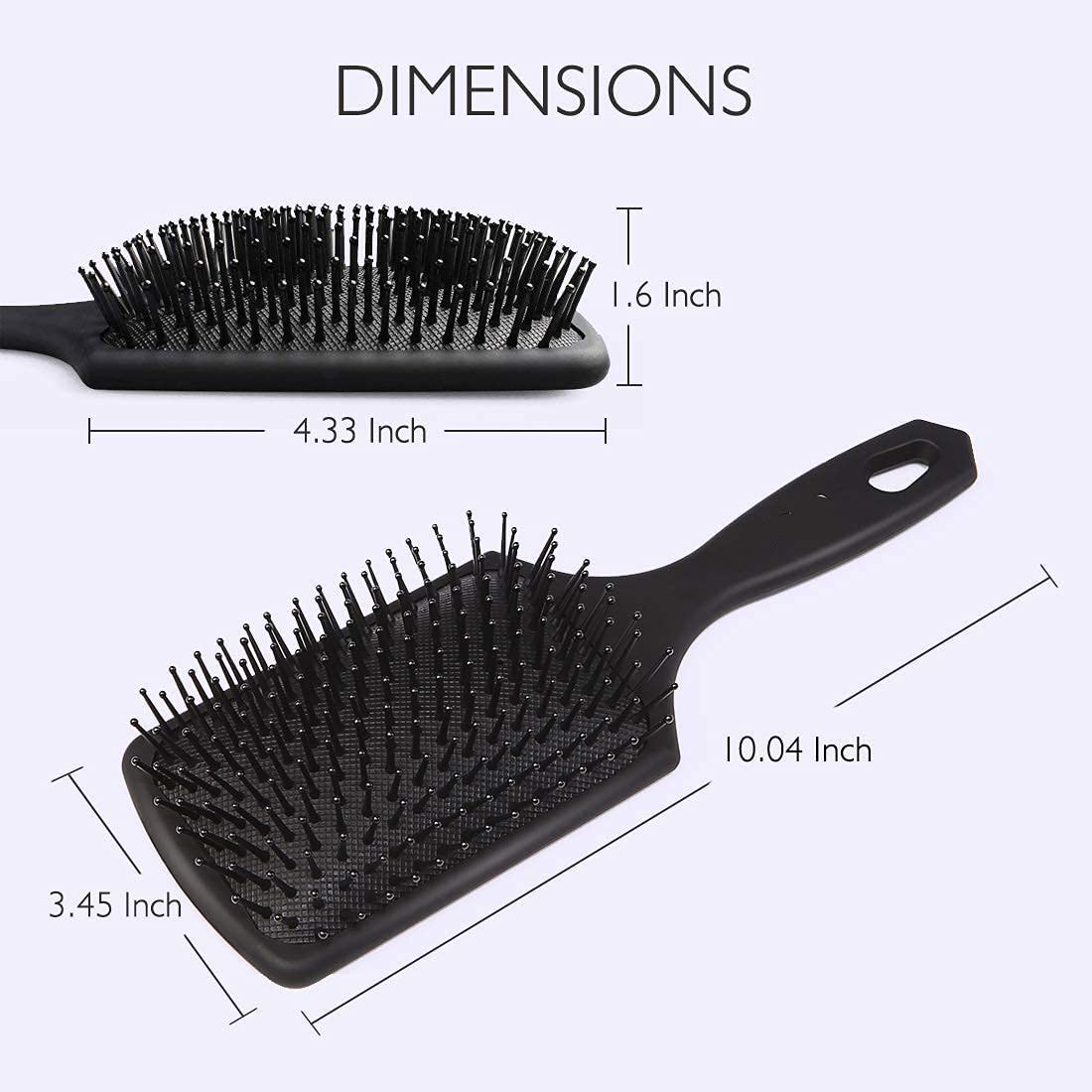 10-Piece Professional Hair Comb Set - Plastic Styling Combs Kit with Rat Tail, Wide Tooth, Detangling Combs & Hair Paddle Brush - Unisex Barber Tools for All Hair Types - Perfect for Salon, Home Styling & Travel
