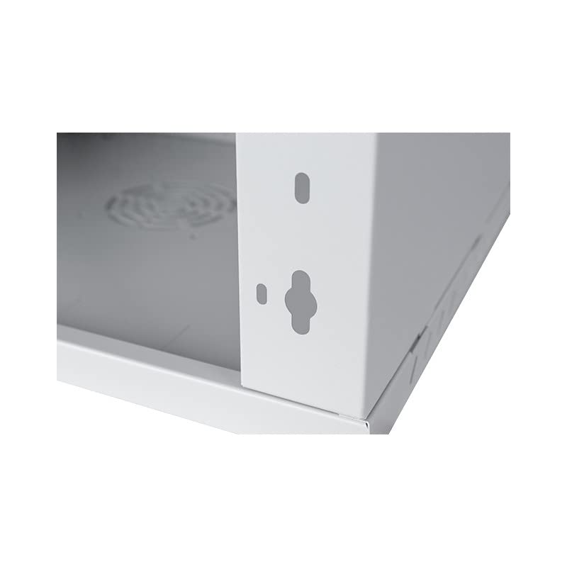 19U Heavy Duty Steel Server Rack Cabinet - 19 Inch Network Equipment Rack with Tempered Glass Door (450mm Depth) - Compatible with Rack Shelves & Rails - Perfect for Data Centers, Server Rooms & Network Closets