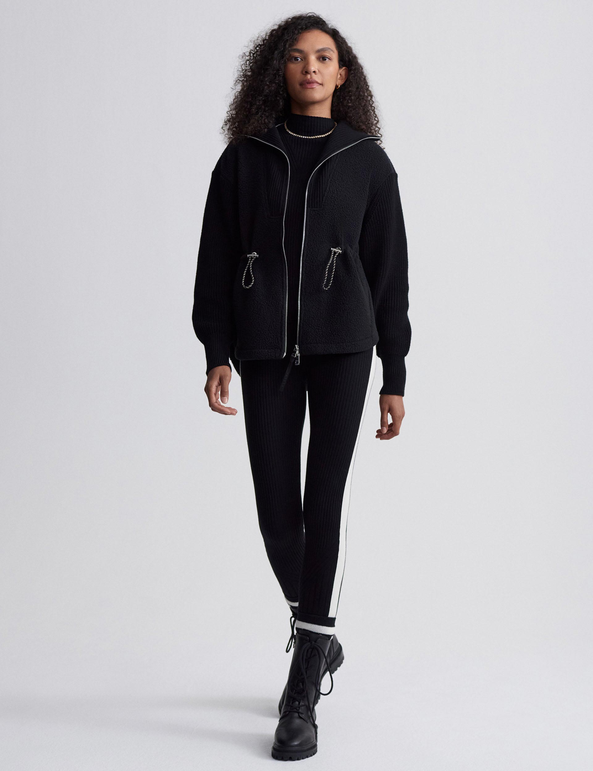 Renea Fleece Jacket for Women - Soft & Warm Winter Outerwear, Black - Perfect for Hiking, Camping & Outdoor Activities