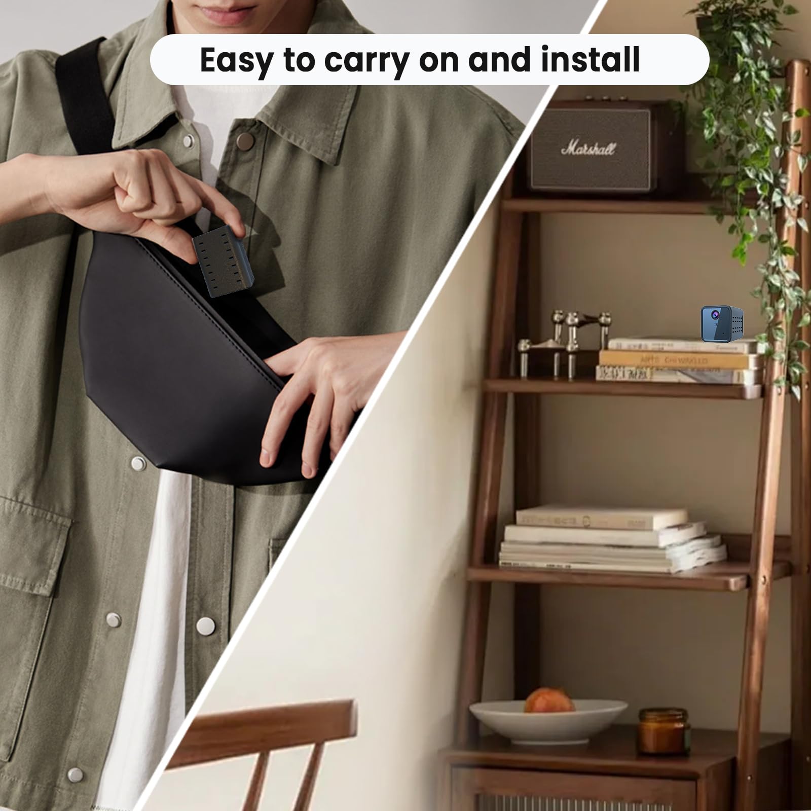 Javiscam 4G LTE Cellular Security Camera - No WiFi Needed, SIM Card Included, UHD Video, Radar Motion Sensor, 20-Day Battery Life | Portable Trail Camera for Home Security, Construction Sites & Remote Property Monitoring