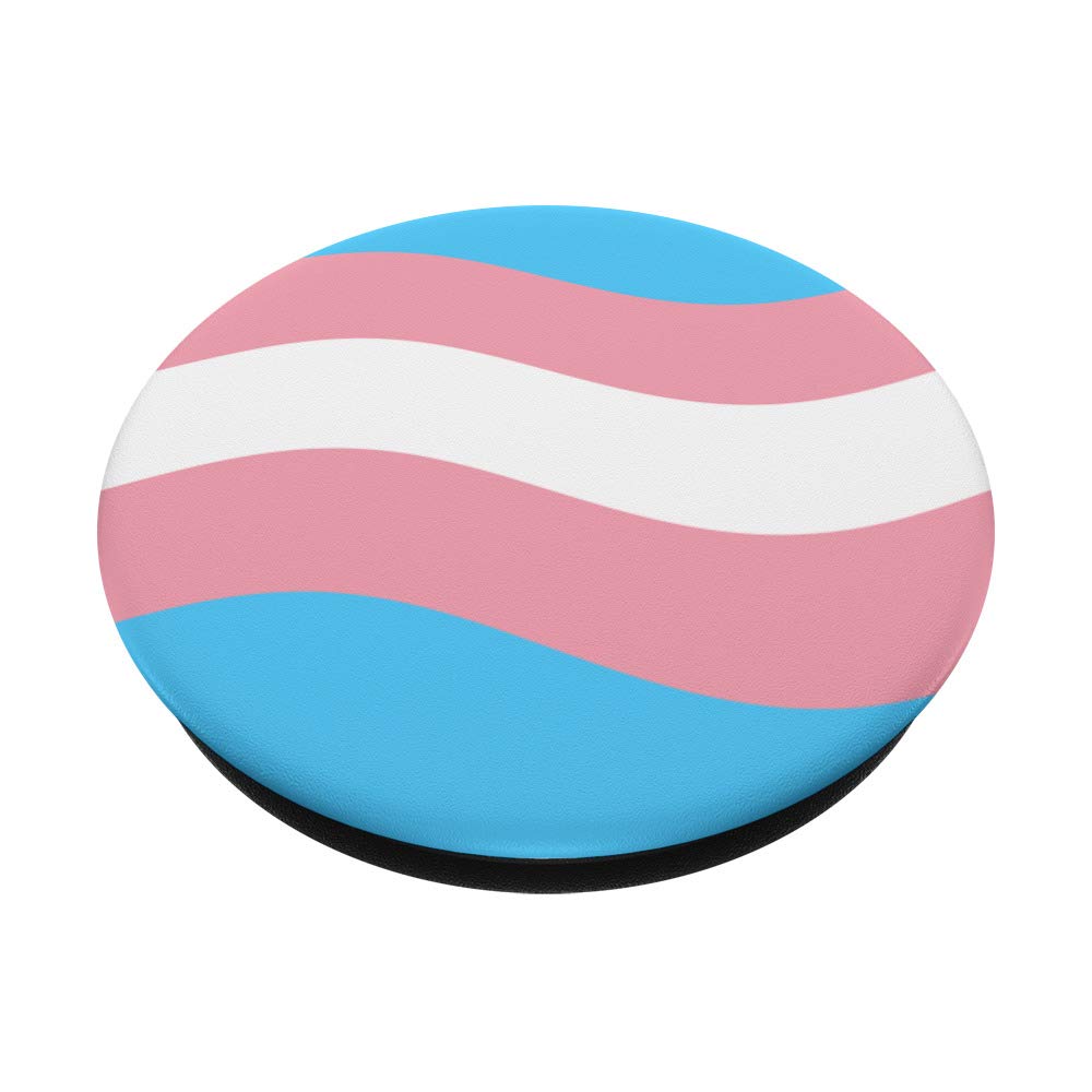 Transgender Pride Flag - Trans Pride & Gay Pride PopSockets PopGrip | Swappable Phone Grip for iPhone, Android & Tablets | Show Your LGBTQ+ Support at Parades, Events & Daily Life