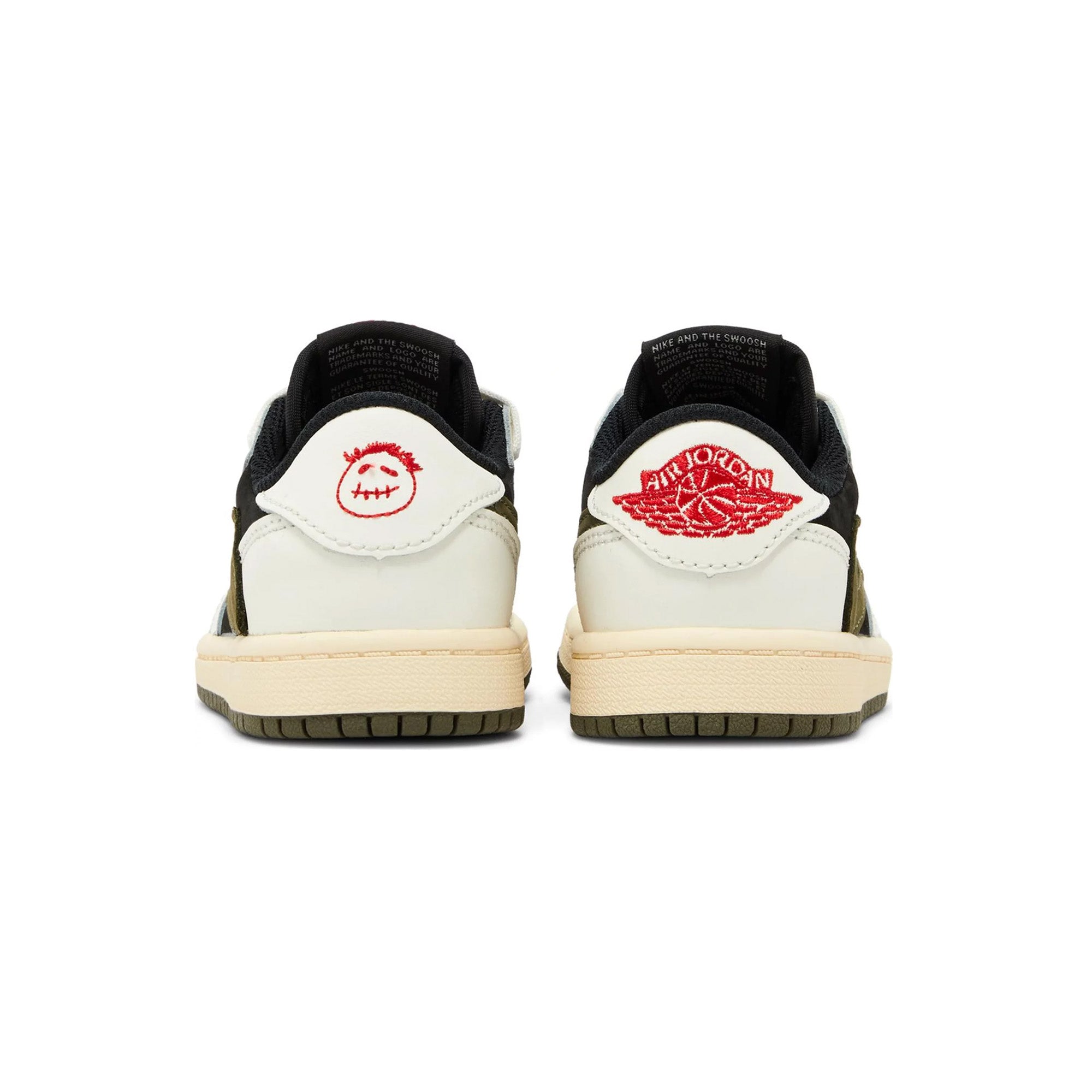 Air Jordan 1 Retro Low OG SP Travis Scott 'Olive' PS Sneakers (2023) - Limited Edition Men's Basketball Shoes for Streetwear & Casual Style