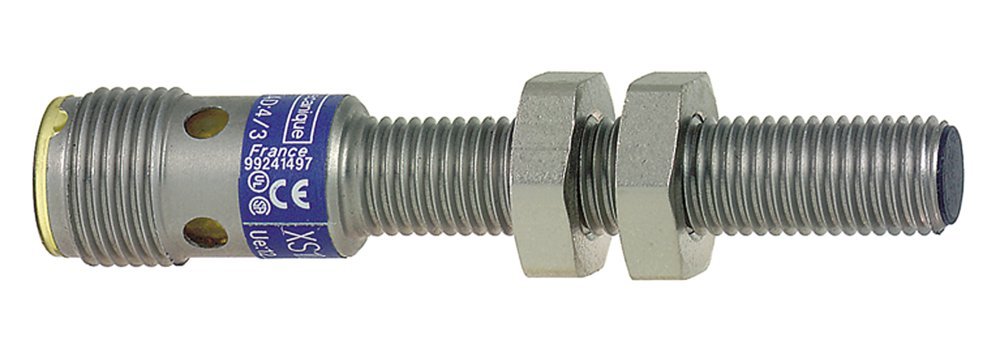 XS1M08PC410D Inductive Proximity Sensor - 48VDC, 200mA, XS Series for Industrial Automation & Machine Safety Applications