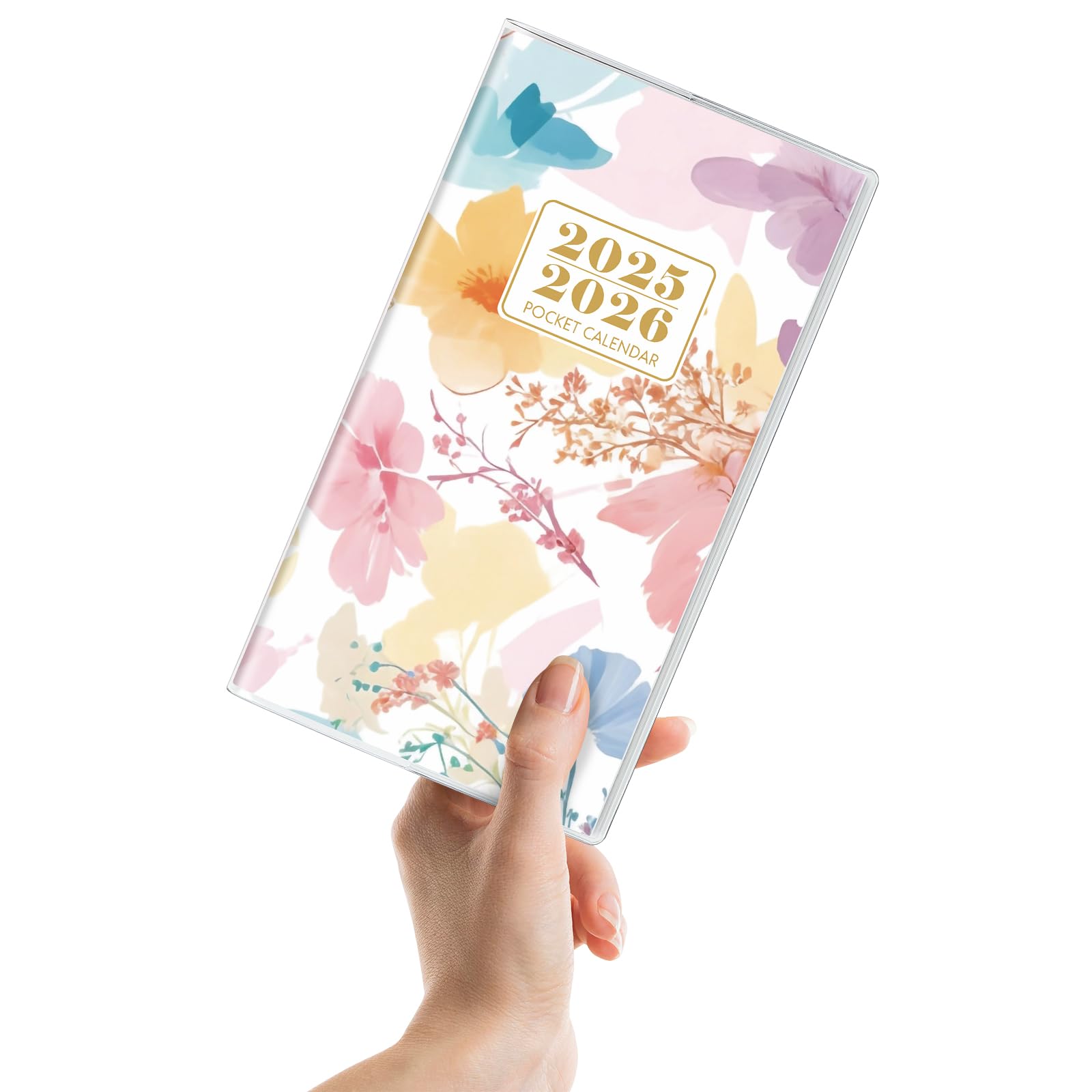 2025-2026 Floral Pocket Planner - 3.7