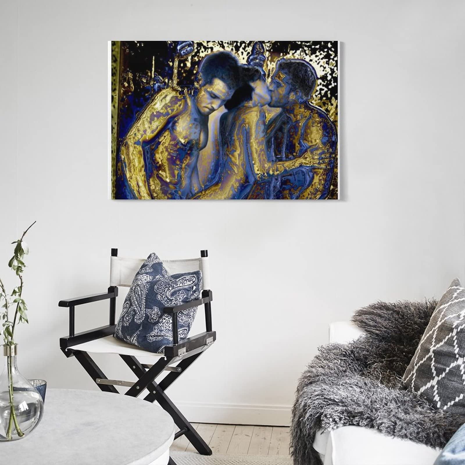 Abstract Style Sexy Adult Art Print Canvas Poster - Modern Wall Decor for Home, Dorm, Office & Bathroom - Perfect Gift for Birthday, Party & Housewarming - Great for Living Room, Bedroom & Lounge Decorations