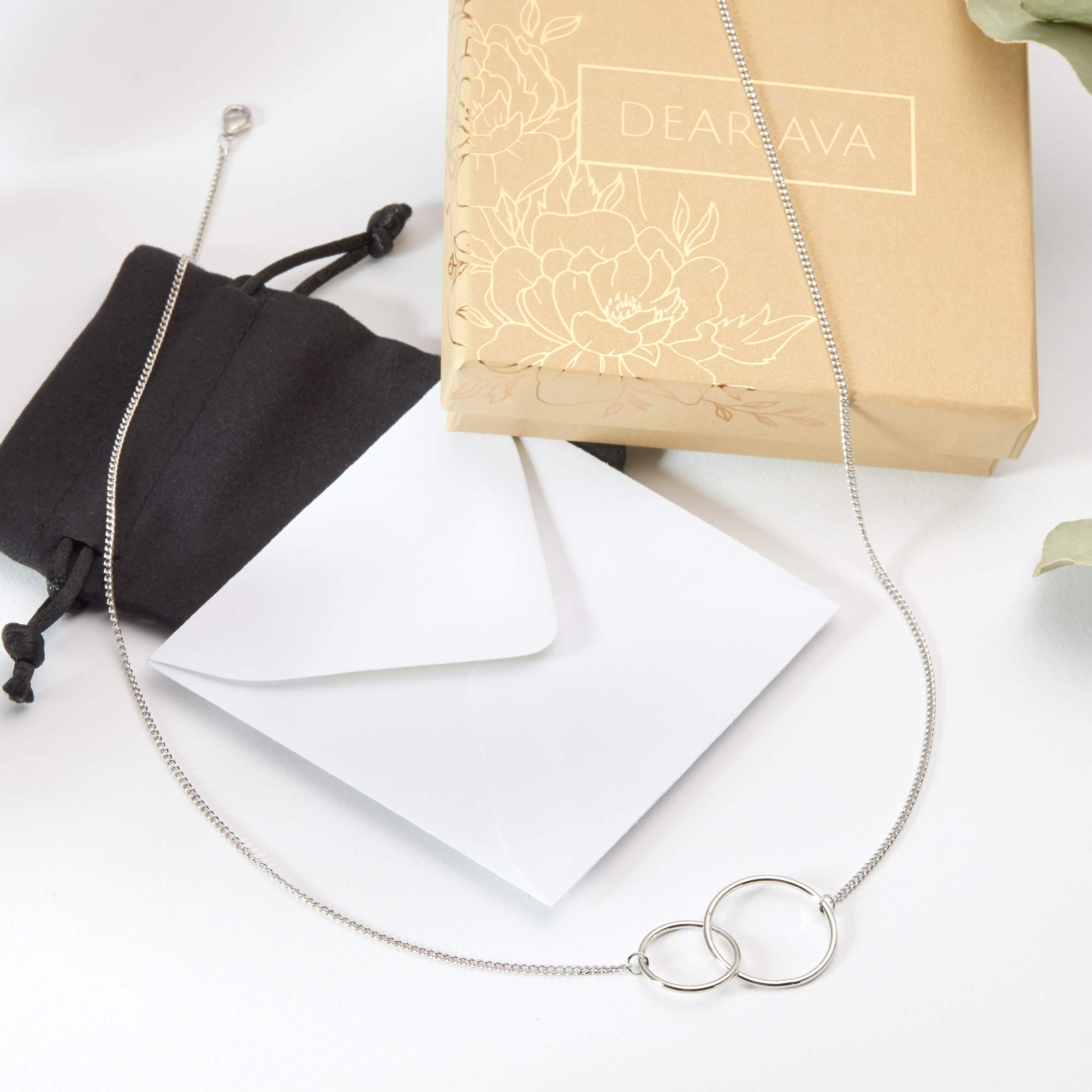 Best Friend Necklace - Matching Heart Pendant Jewelry Set with Gift Card for Birthday, Christmas, Valentine's Day | Meaningful Friendship Gift for Her, Sister, BFF | Perfect for Anniversaries, Graduation, Special Occasions