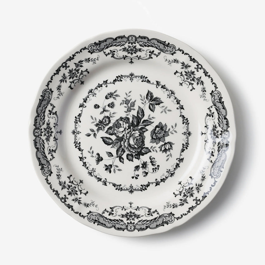 Bitossi Home Rose Dinner Plate - Elegant Ceramic Dinnerware Set for Fine Dining & Special Occasions | Perfect for Weddings, Anniversaries & Romantic Dinners