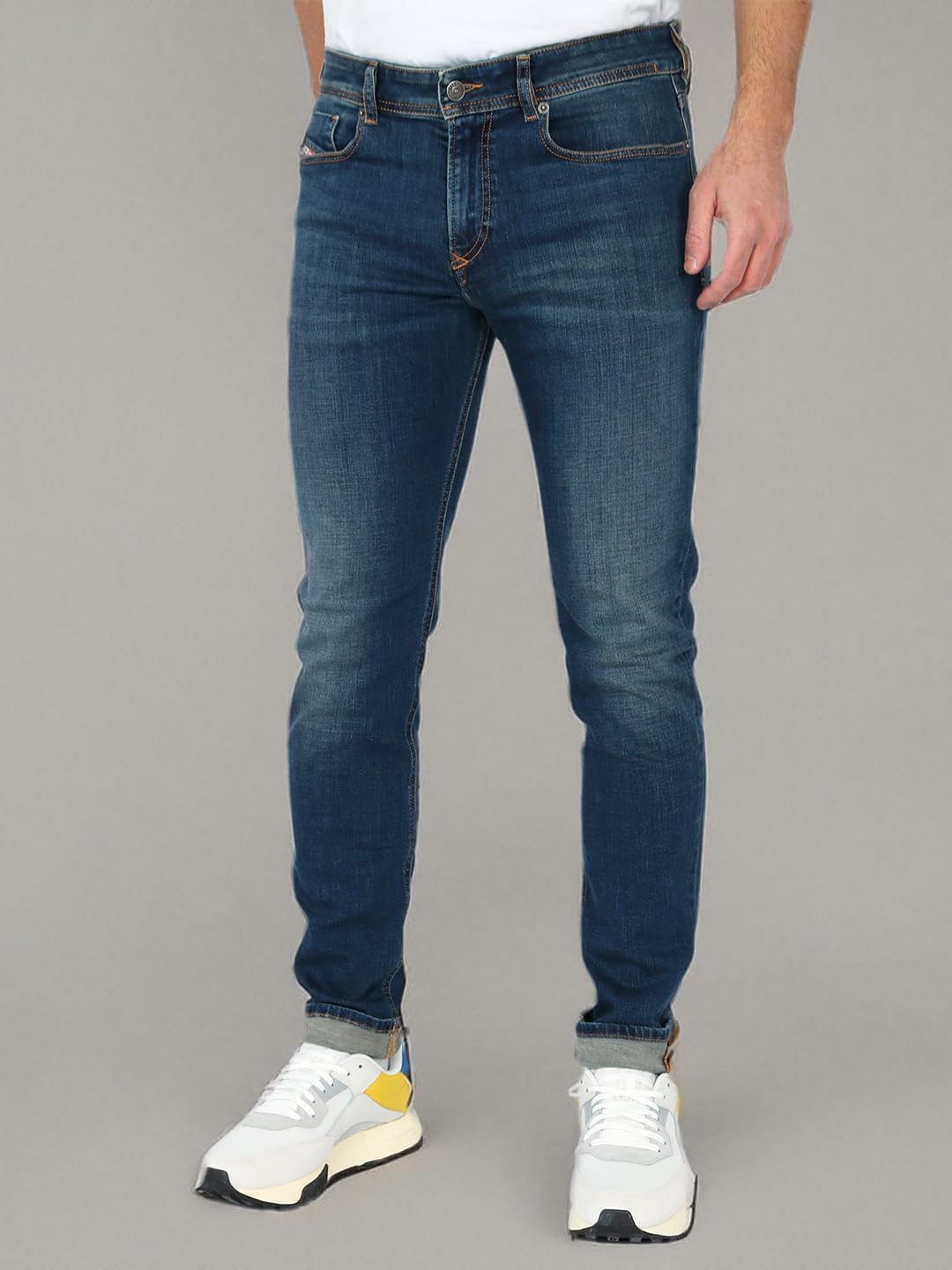 Diesel Man 1979 Sleenker Jeans for Men - Vintage Denim Pants with Slim Fit & Distressed Style | Perfect for Casual Wear, Night Out & Street Fashion