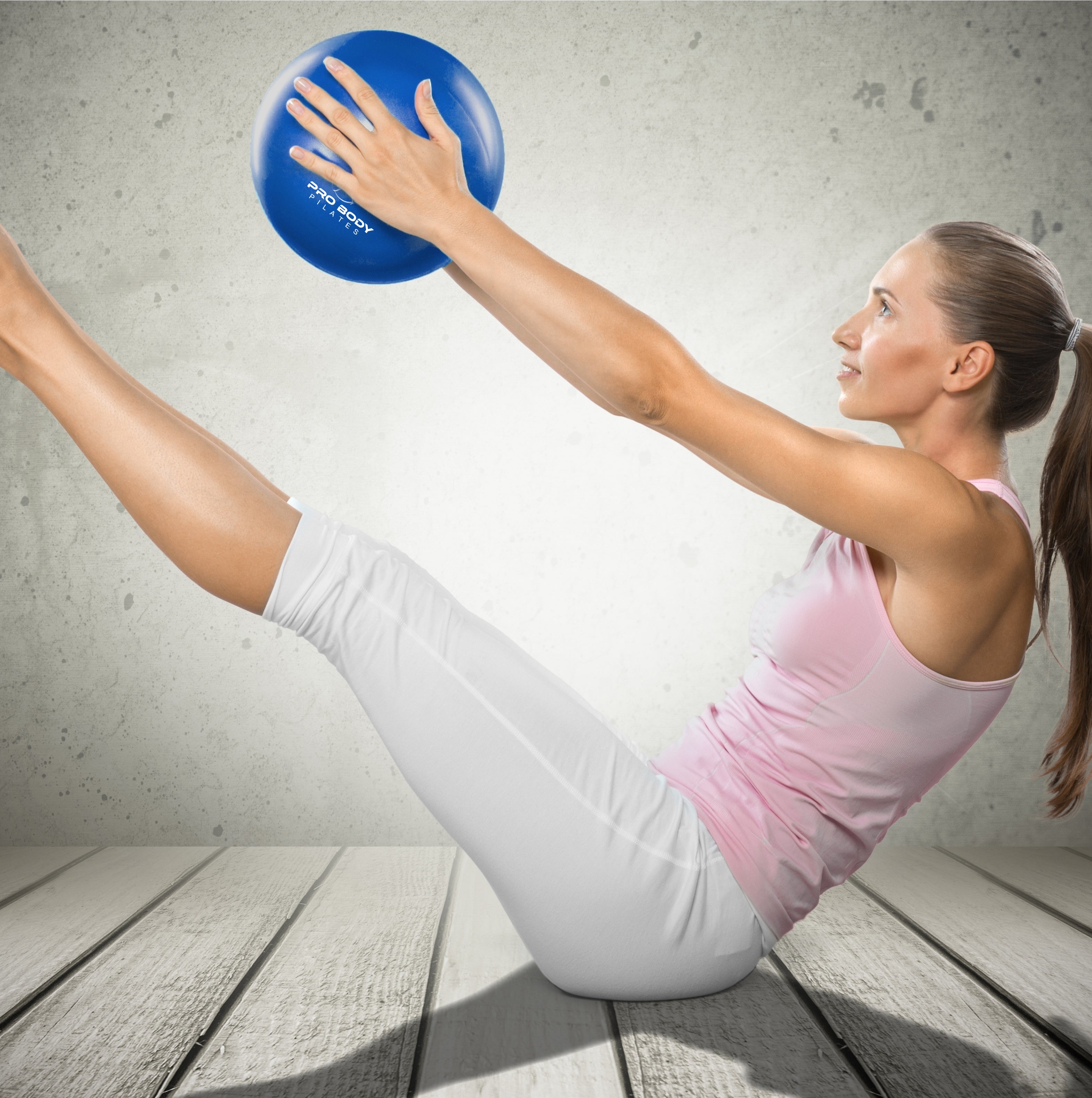9 Inch Small Exercise Ball for Stability, Barre, Pilates, Yoga & Balance Training - Perfect for Home Gym, Physical Therapy & Core Workouts