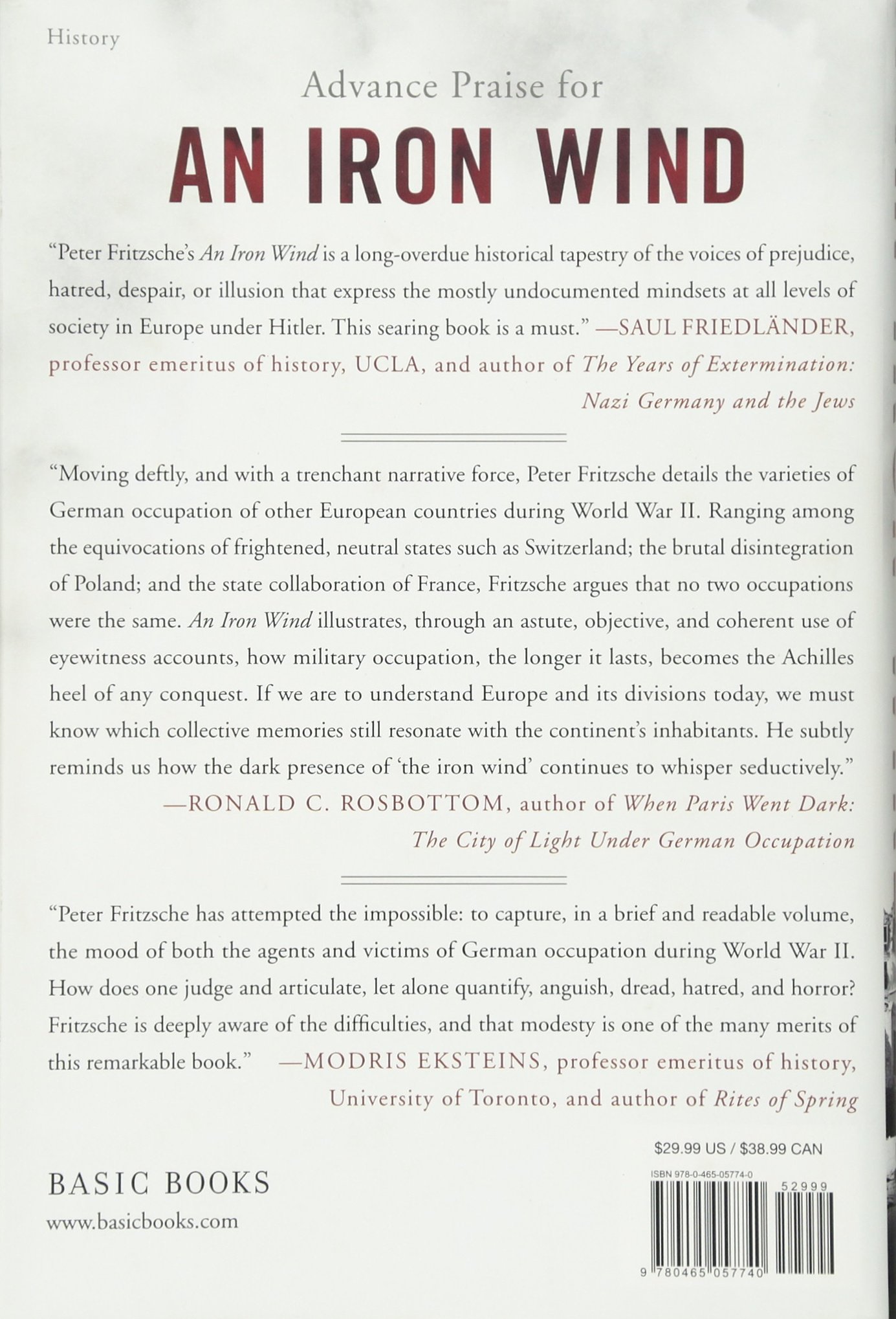 An Iron Wind: Europe Under Hitler - WWII History Book on Nazi Occupation & Resistance - Perfect for History Buffs & Students