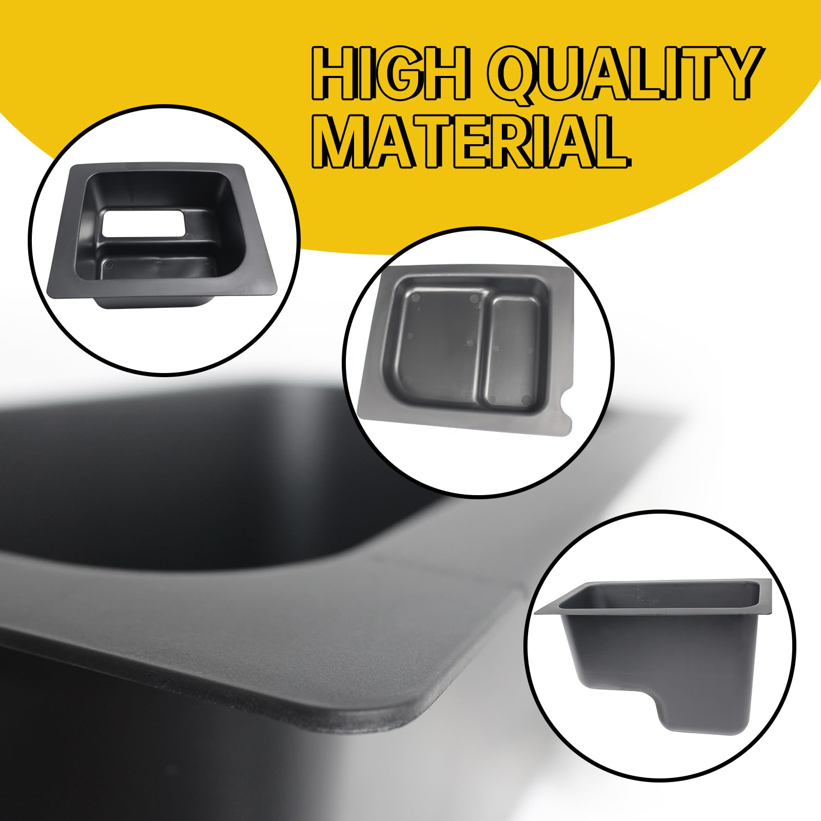 Underseat Storage Box for 2015-2021 Polaris Ranger 500/570 | Under Seat Organizer Bin with 50
