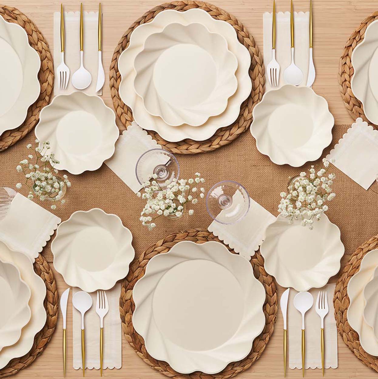Elegant Seder Table Setting Kit - Complete Passover Dinnerware Set for Jewish Holidays - Perfect for Family Gatherings & Traditional Celebrations