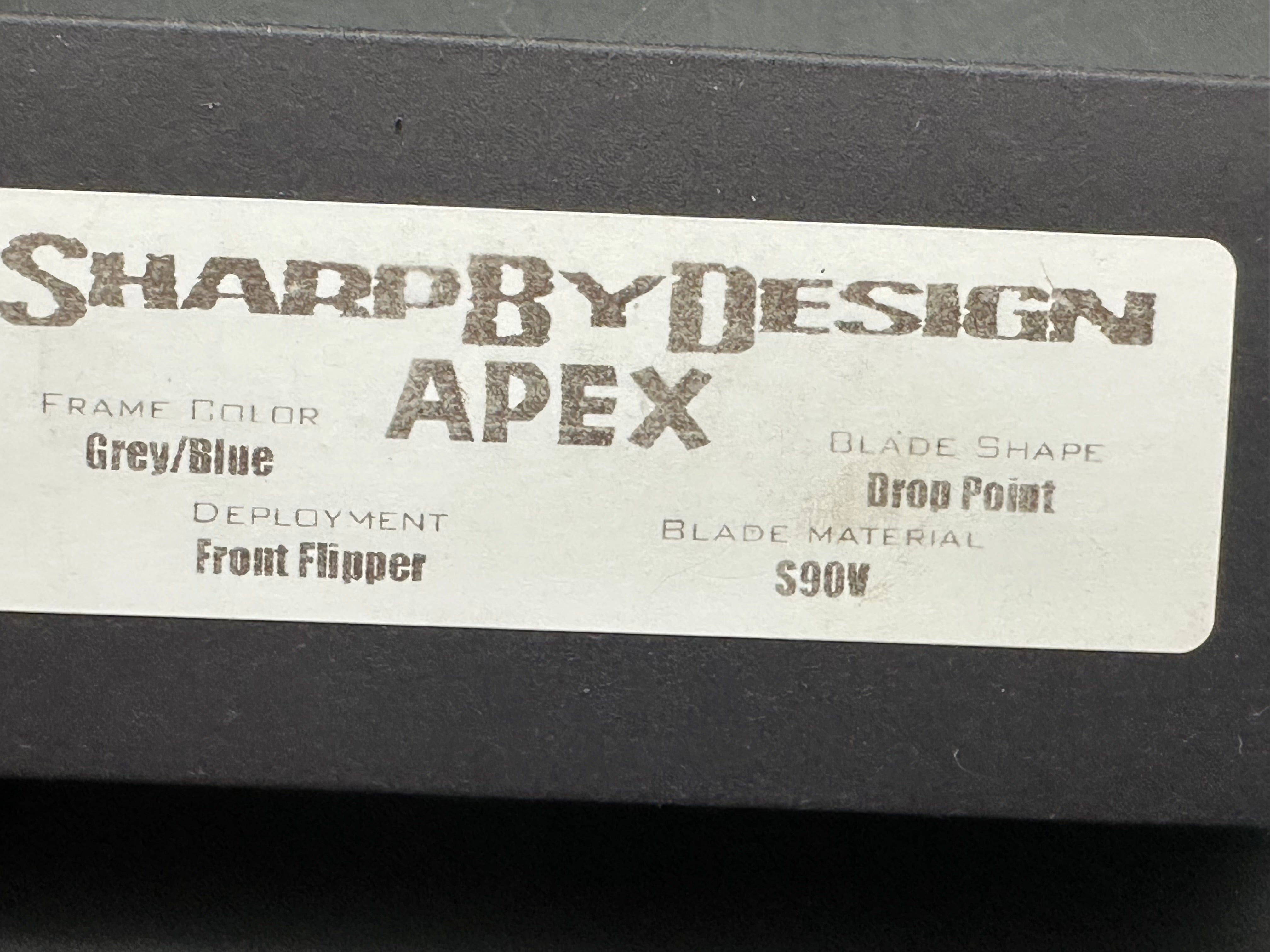 SHARP BY DESIGN APEX DROP POINT 3.5
