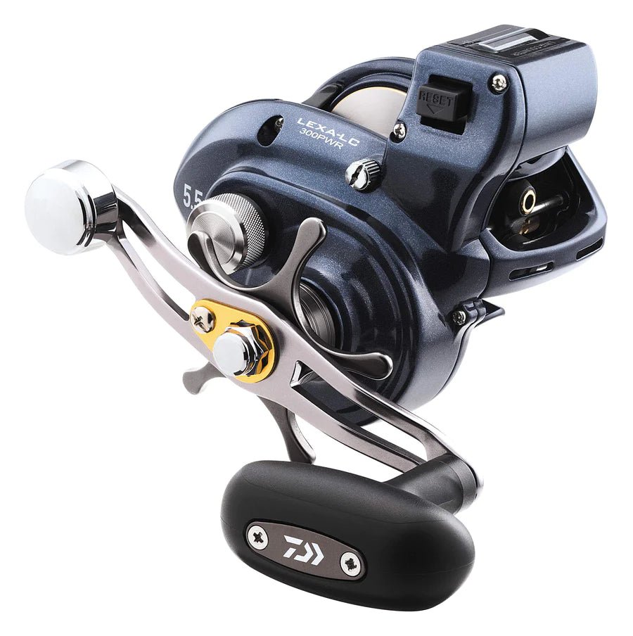 Daiwa Lexa LC Line Counter Baitcasting Reel - Accurate Casting & Retrieval for Freshwater & Saltwater Fishing - Perfect for Bass, Walleye, and Offshore Angling
