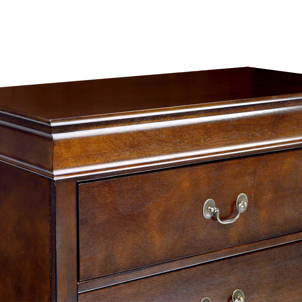 Cherry Red Wooden Storage Chest 2147 - Perfect for Home Organization, Bedroom Decor, and Toy Storage