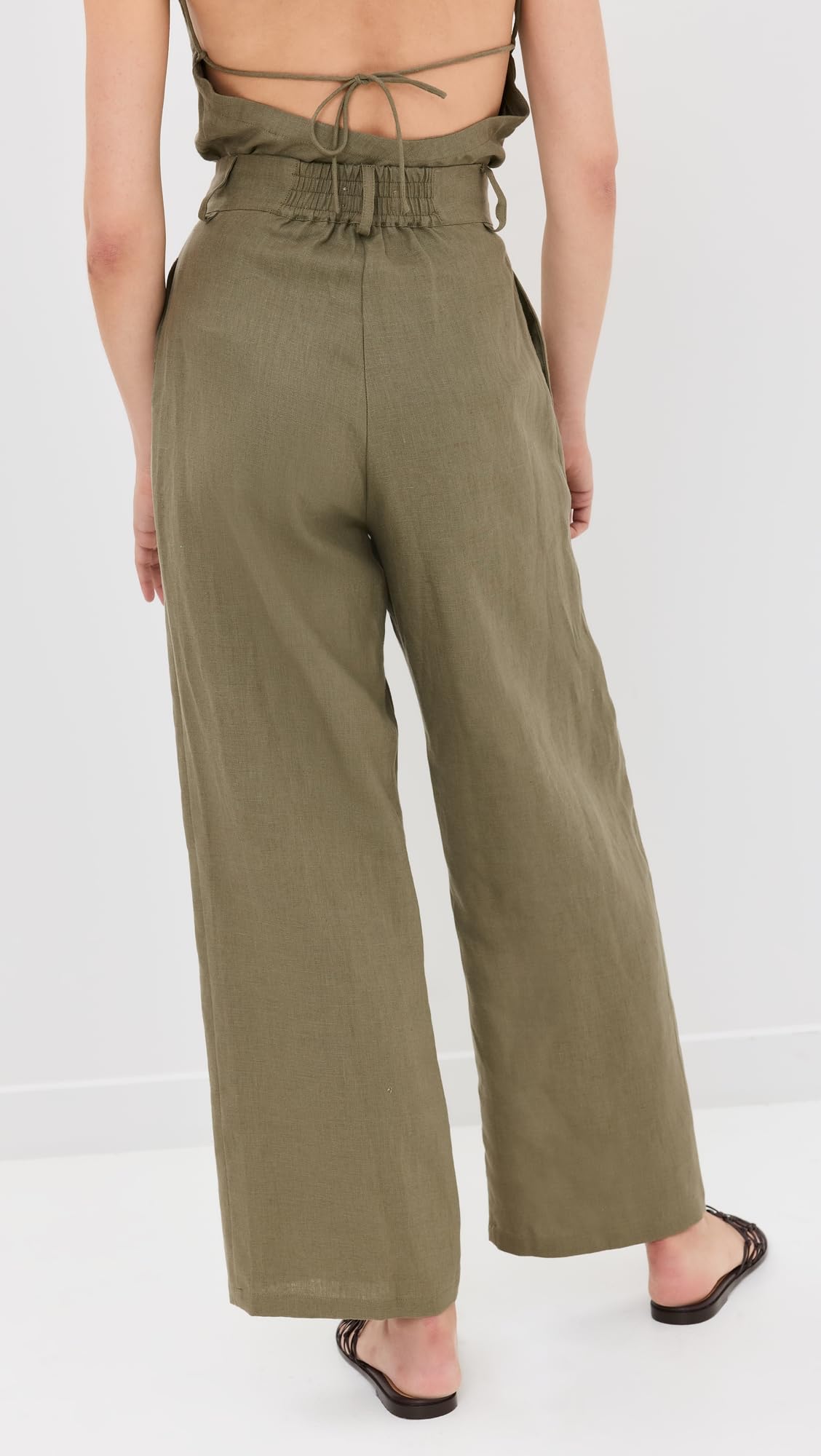 Women's High Waisted Ida Pants - Stretchy Comfort Fit Trousers for Work, Travel & Everyday Wear | Office, Casual & Lounge Pants for Women