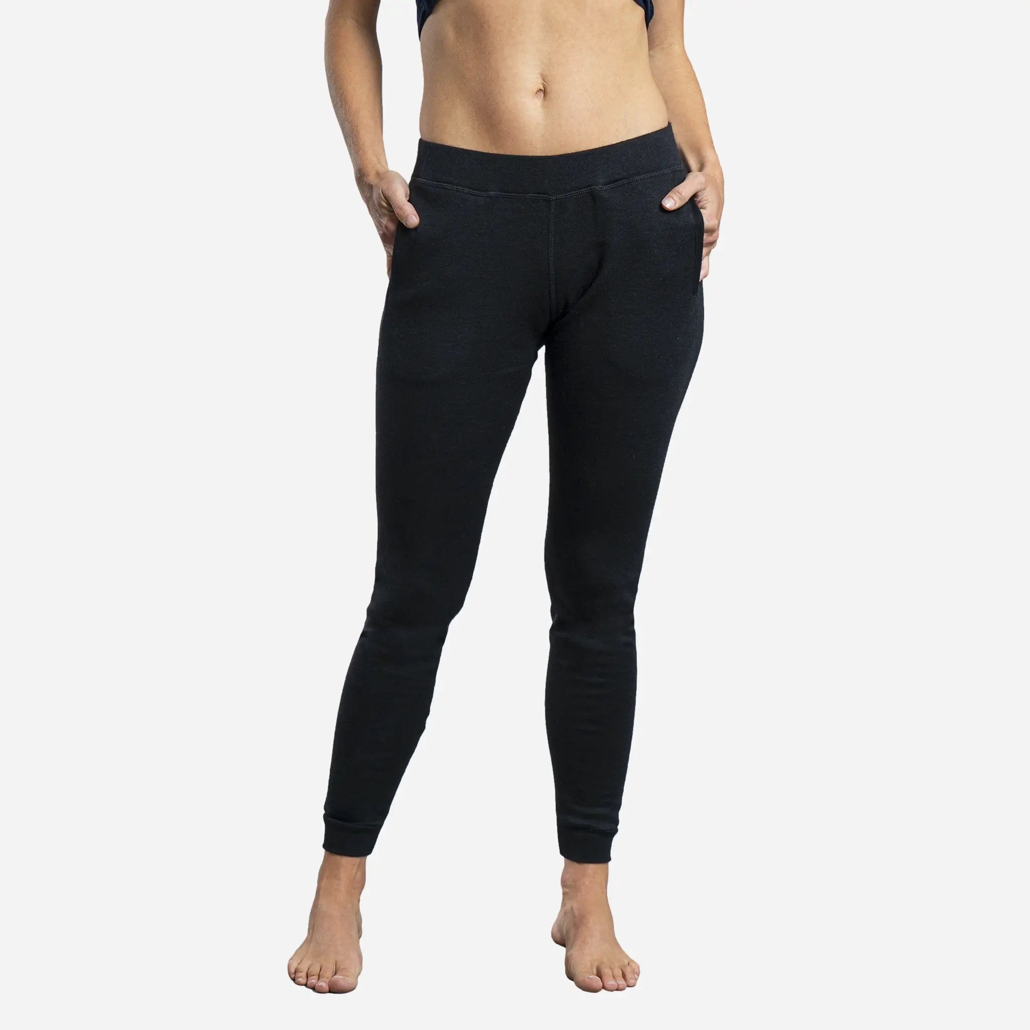 Premium Women's Alpaca Wool Joggers - Ultra Soft 300 Lightweight Fleece Lounge Pants for Yoga, Travel & Winter Comfort