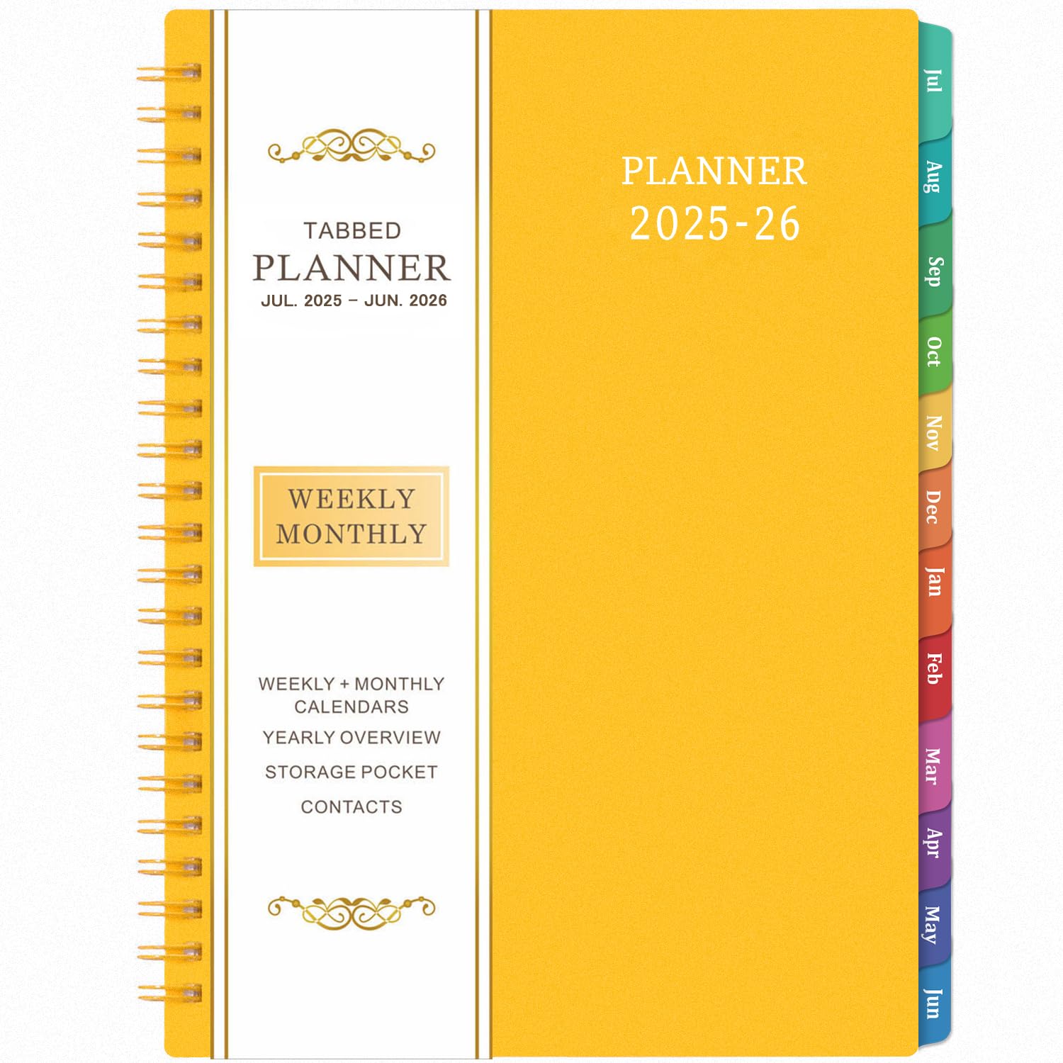 2025-2026 Academic Planner | July 2025 to June 2026 Daily Weekly Monthly Organizer | 6.25