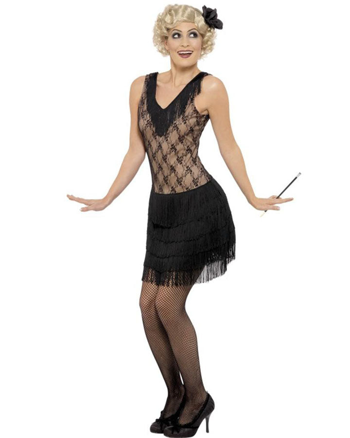 1920s Flapper Dress Women's Vintage Gatsby Costume - Roaring 20s Fringe Party Dress for Halloween, Themed Parties & Jazz Age Events
