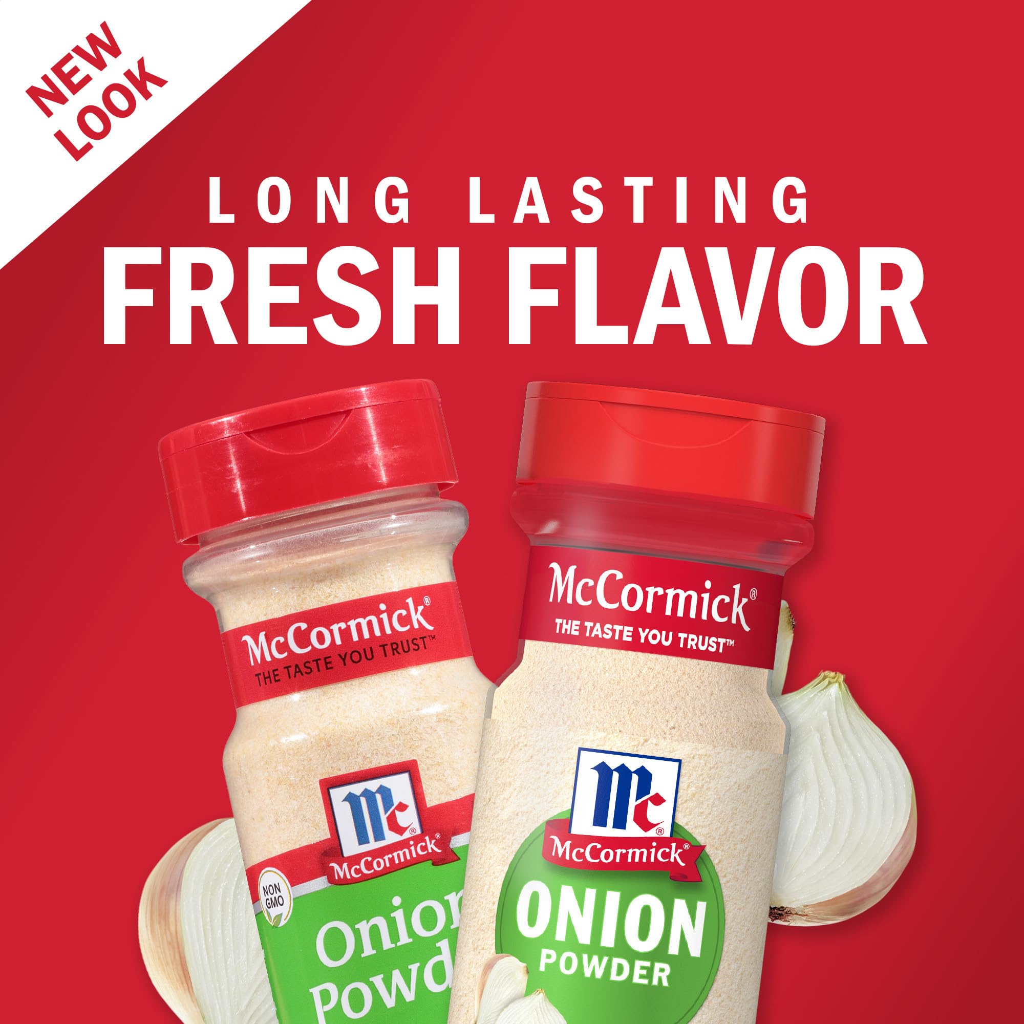 McCormick Onion Powder 4.5 oz (Pack of 12) | Bulk Spices for Cooking, Baking & Seasoning | Perfect for Soups, Stews, BBQ Rubs & Homemade Seasoning Blends