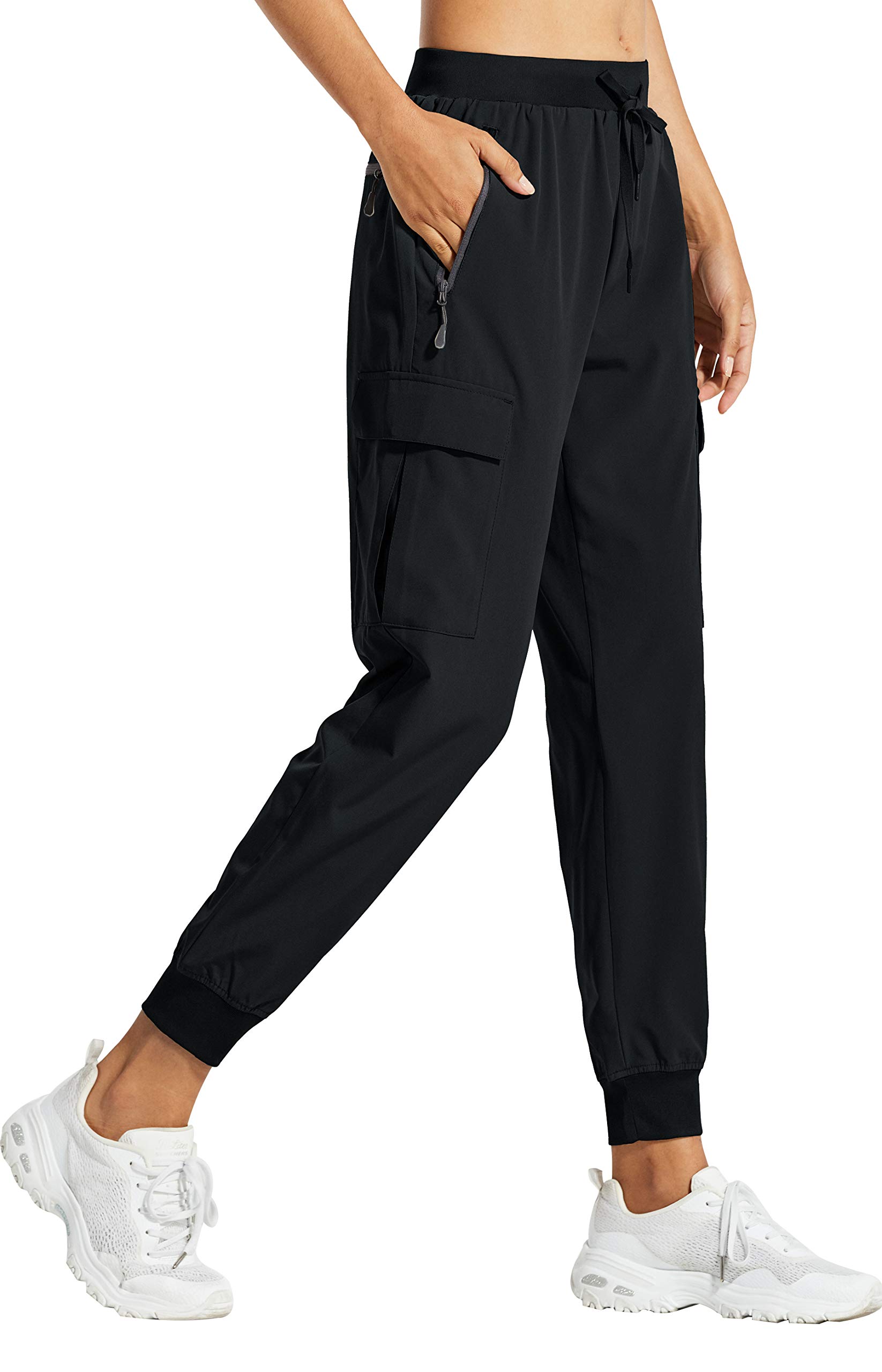Libin Women's Cargo Jogger Pants - Lightweight Quick-Dry Hiking Pants with Pockets, Athletic Lounge Casual Travel Pants for Petite/Regular/Tall Sizes - Perfect for Outdoor Adventures, Gym Workouts & Everyday Comfort