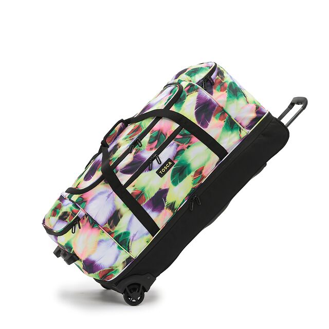 Tosca TCA798TWJ 85cm Wheeled Split Compartment Duffle Bag - Yellow/Feather | Travel Luggage for Business Trips & Weekend Getaways