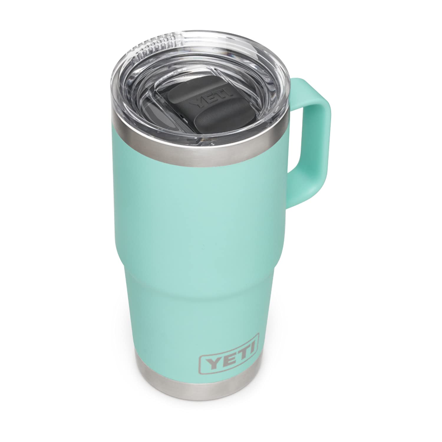 YETI Rambler 20 oz Stainless Steel Vacuum Insulated Travel Mug with Stronghold Lid - Perfect for Hot & Cold Drinks, Commuting, Camping & Outdoor Adventures