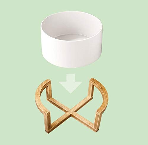 Premium 4-Piece Small Salad Bowl Set with Serving Tongs & Bamboo Stand - Perfect for Home, Office, or Picnic Use - WL-555008