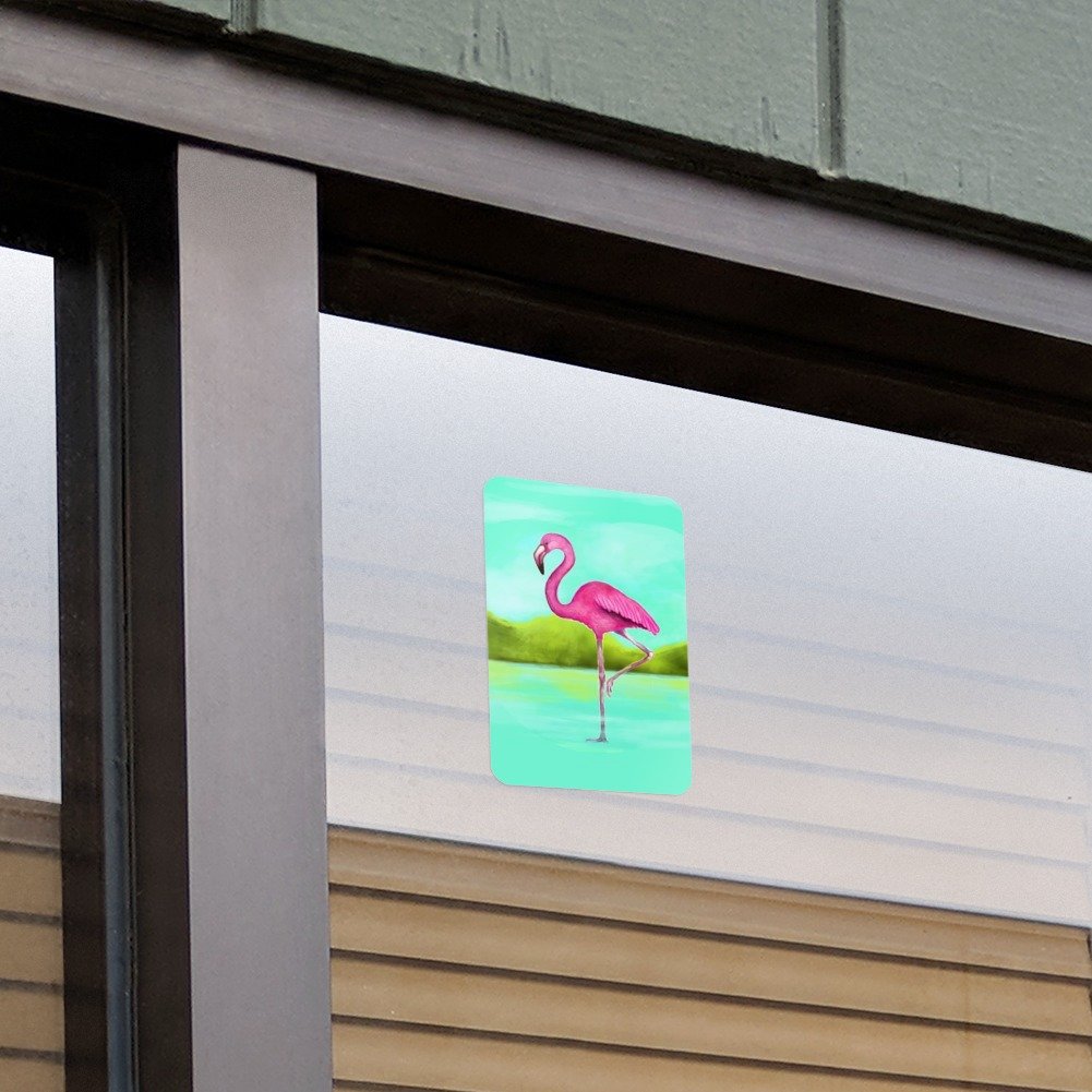 Pink Flamingo in Water Wall Art Sign - Tropical Decor for Home, Office & Business - Perfect for Beach House, Pool Area & Tiki Bar Decorations