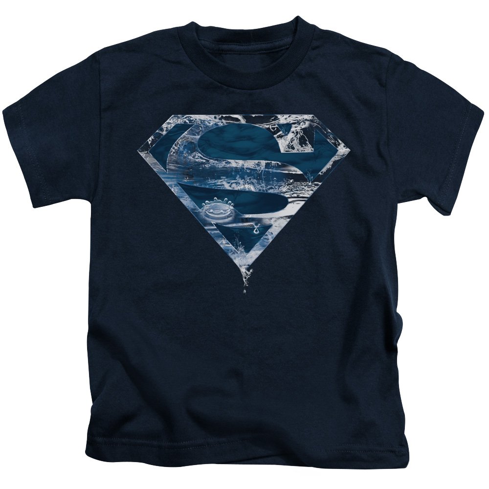 Superman Water Shield Unisex Youth T-Shirt for Kids - Boys & Girls Superhero Graphic Tee for Playtime, School & Everyday Wear