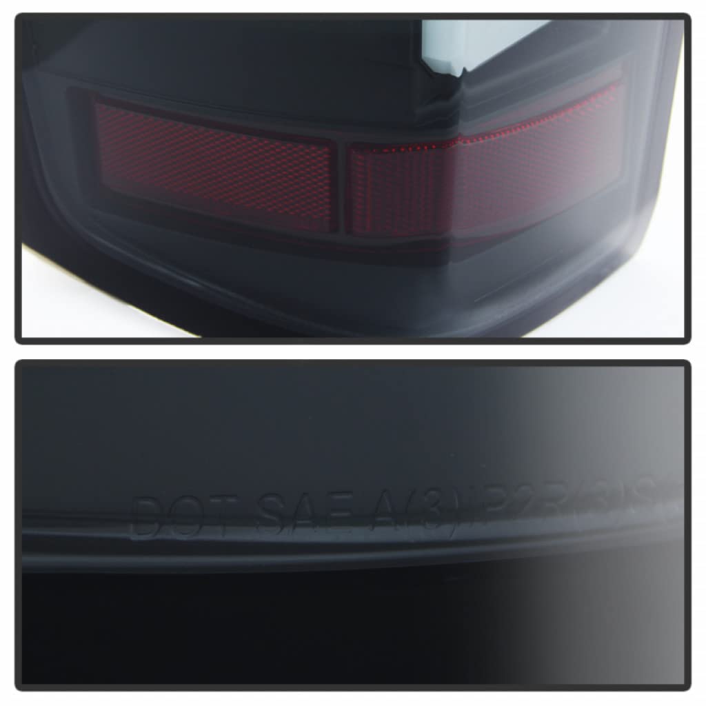 2015-2016 GMC Sierra 2500/3500 HD LED Tail Lights Pair with Black Smoke Light Bar - Upgrade Your Truck's Style & Visibility (Part# 5079992) | Perfect for Night Driving & Off-Road Adventures