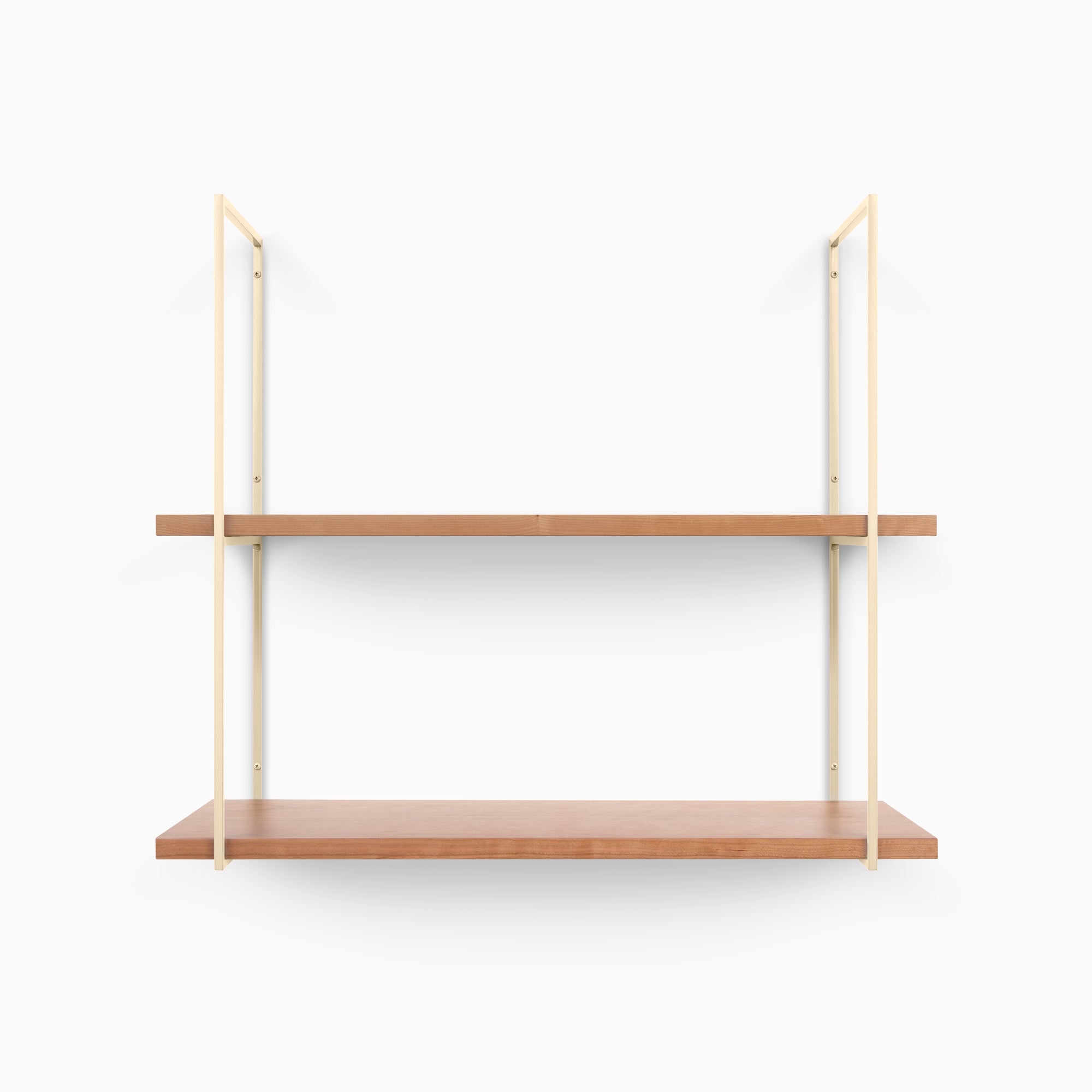 Lloyd Cherry Wood 4-Tier Bookshelf - Stylish Storage for Books, Decor & Plants - Perfect for Living Room, Bedroom, or Office Organization