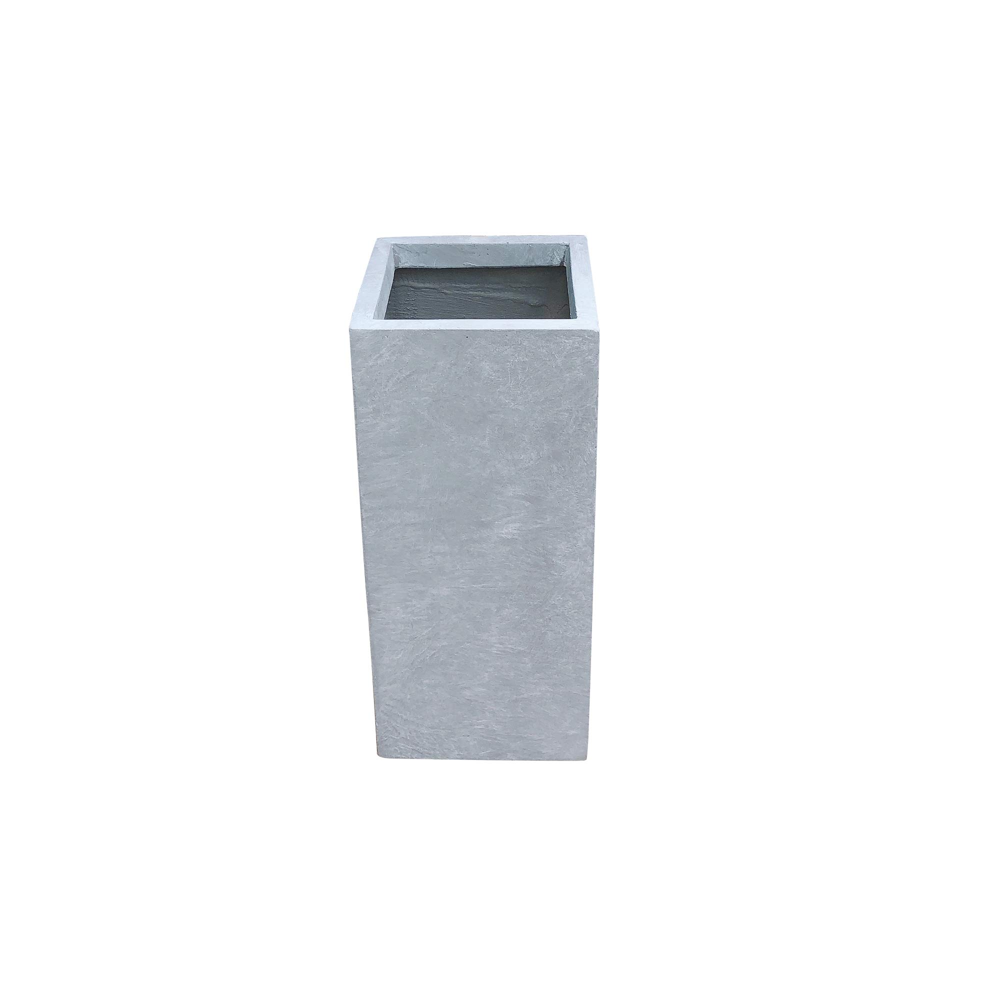 Kante AF0002B-60611 Large Lightweight Concrete Rectangle Tall Planter Pot - 24