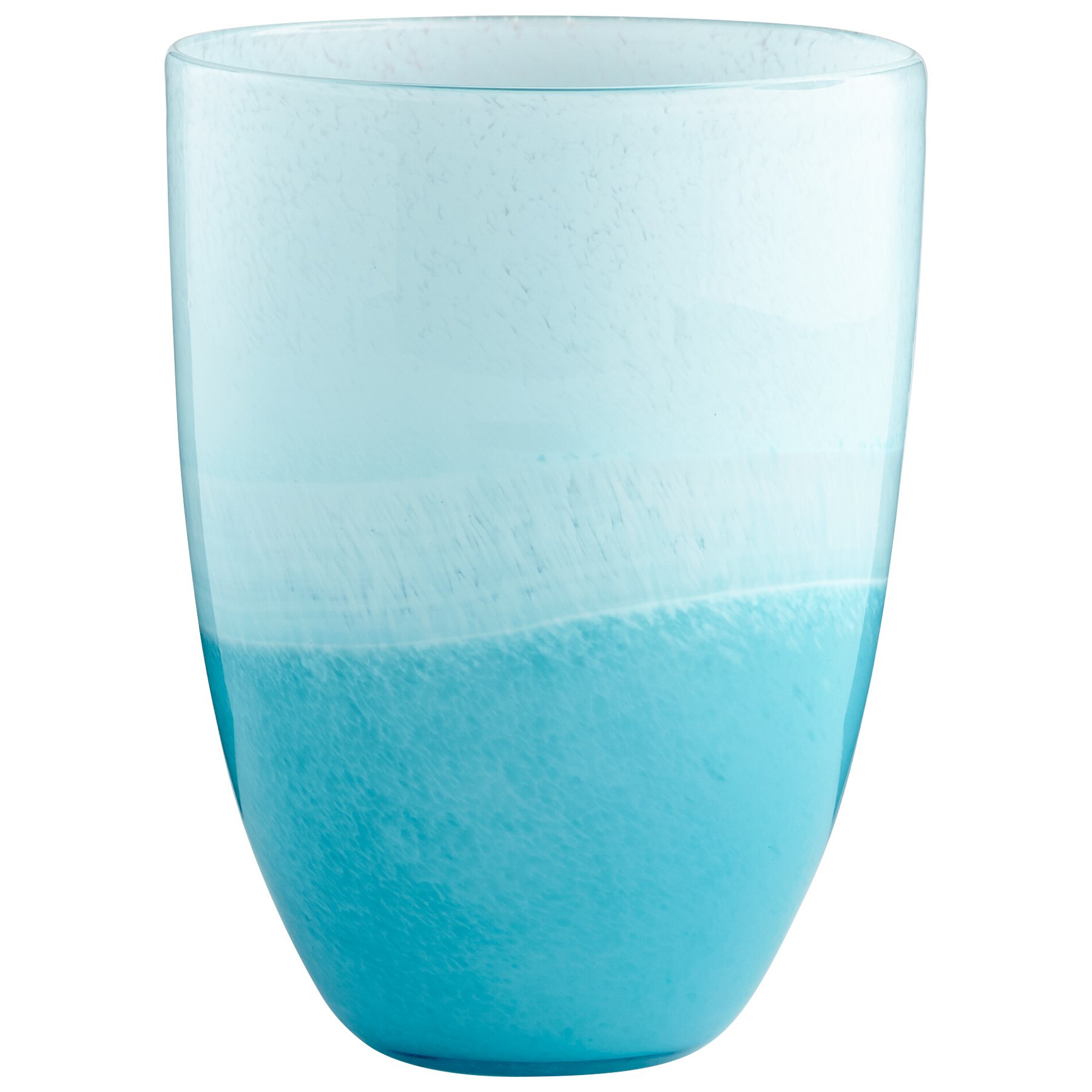 Cyan Design 07284 Devotion Vase - Small Blue Ceramic Vase for Home Decor, Wedding Centerpiece, or Gift Idea
